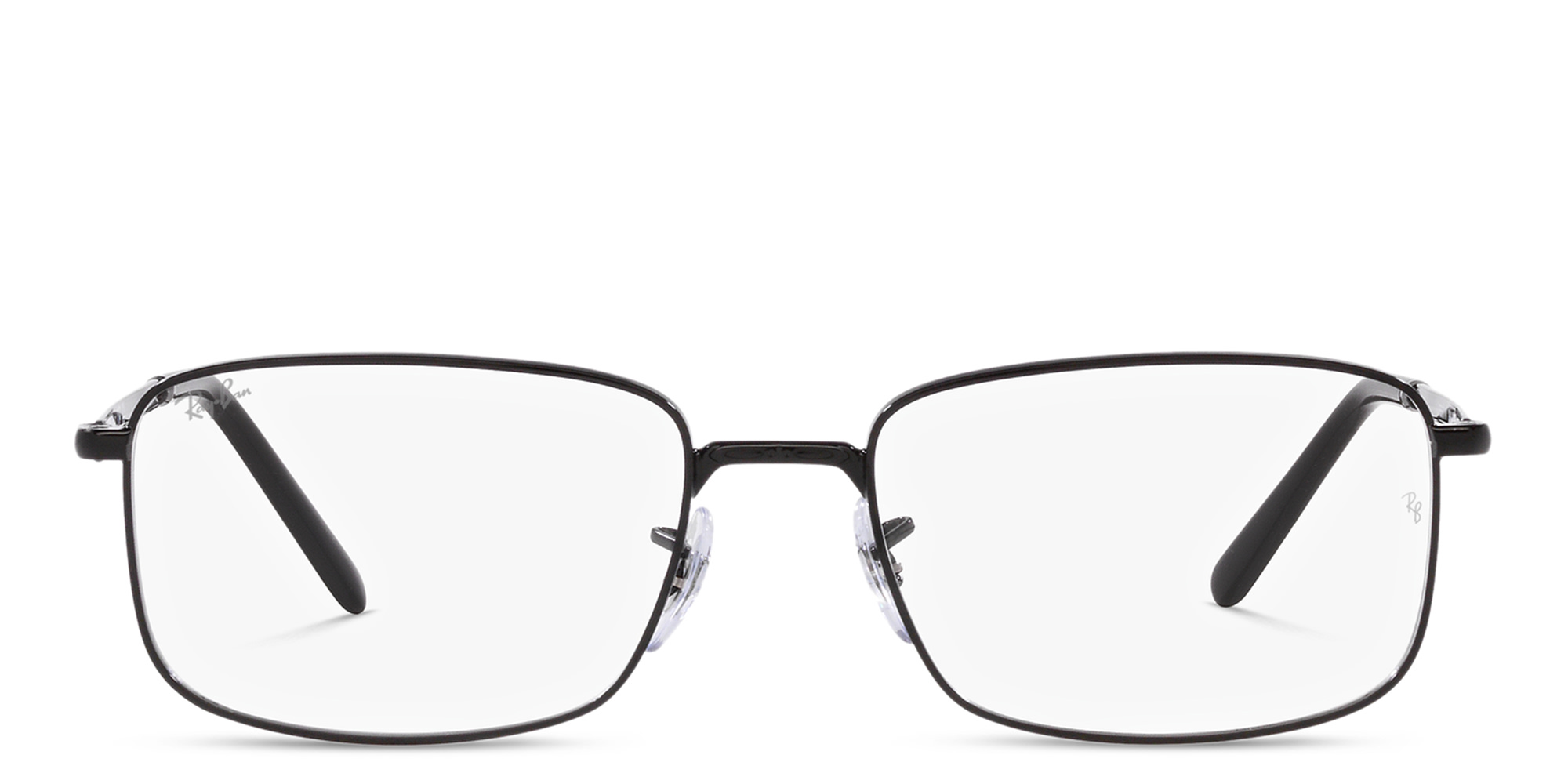 Ray-Ban Unisex Rectangle Eyeglasses in Black – Product Photo 1