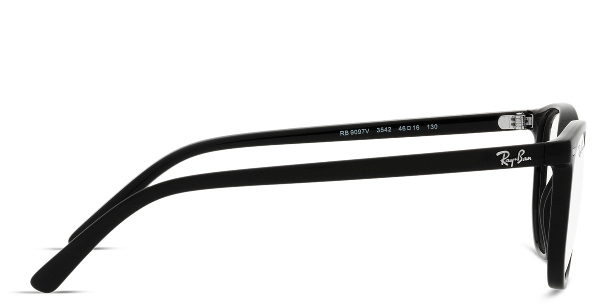 Shop Ray-Ban Junior Elliot Kids Irregular Eyeglasses in Black online.