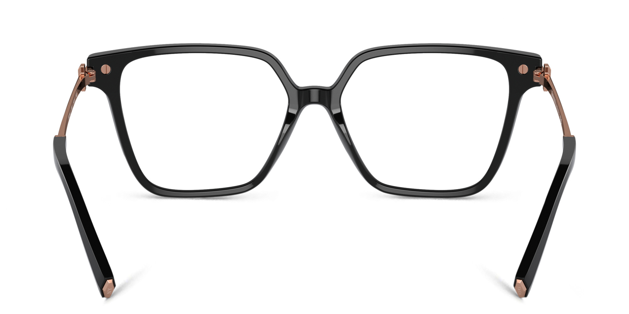 Shop TIFFANY Square Eyeglasses in Black online.