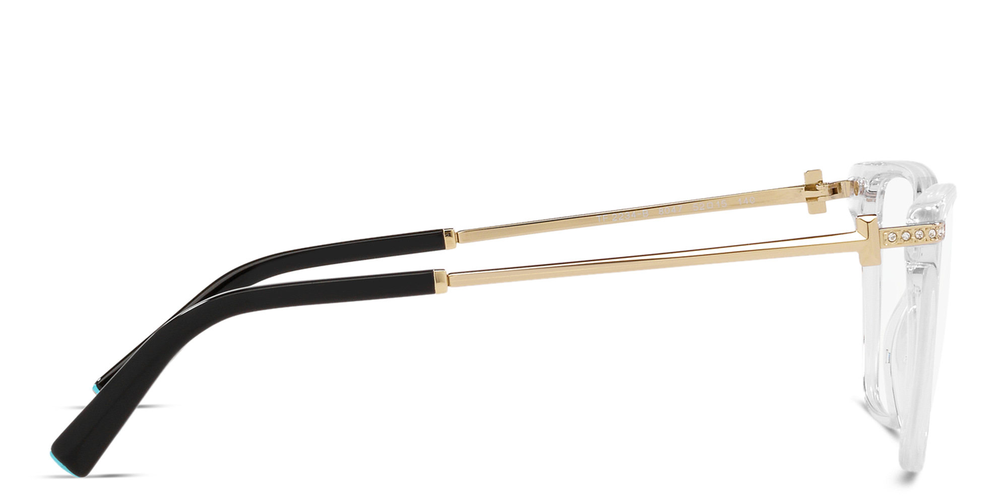 Shop TIFFANY Square Eyeglasses in Clear online.