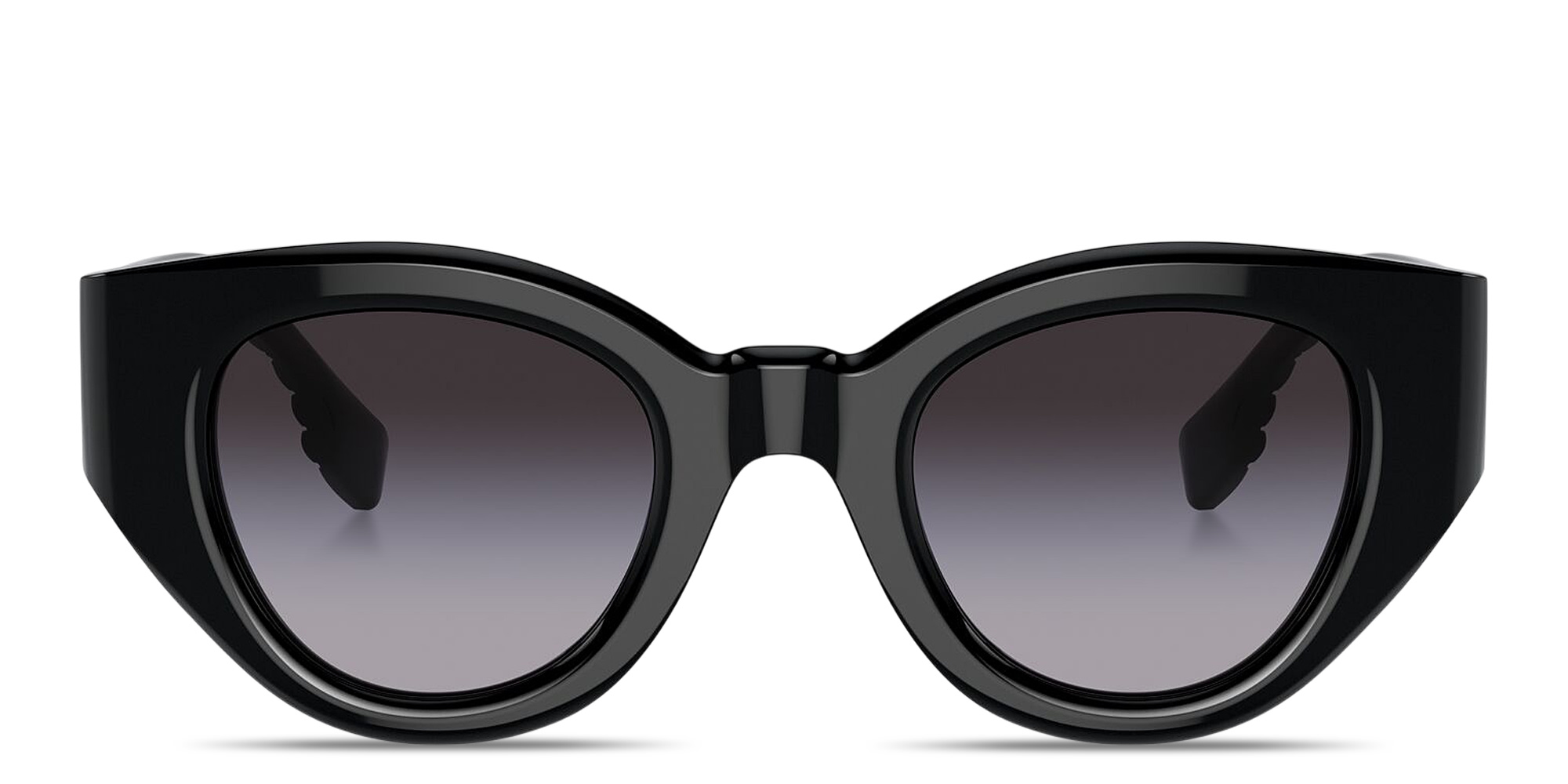 Shop BURBERRY Panthos Sunglasses in Black online.