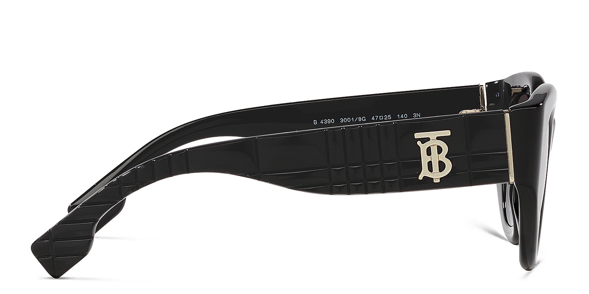 Shop BURBERRY Panthos Sunglasses in Black online.