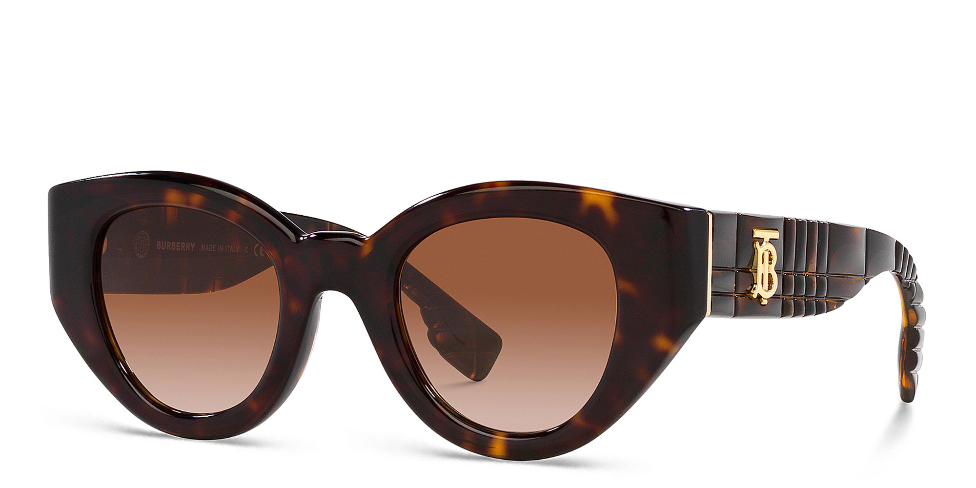 BURBERRY Panthos Sunglasses in Dark Havana – Product Photo 2