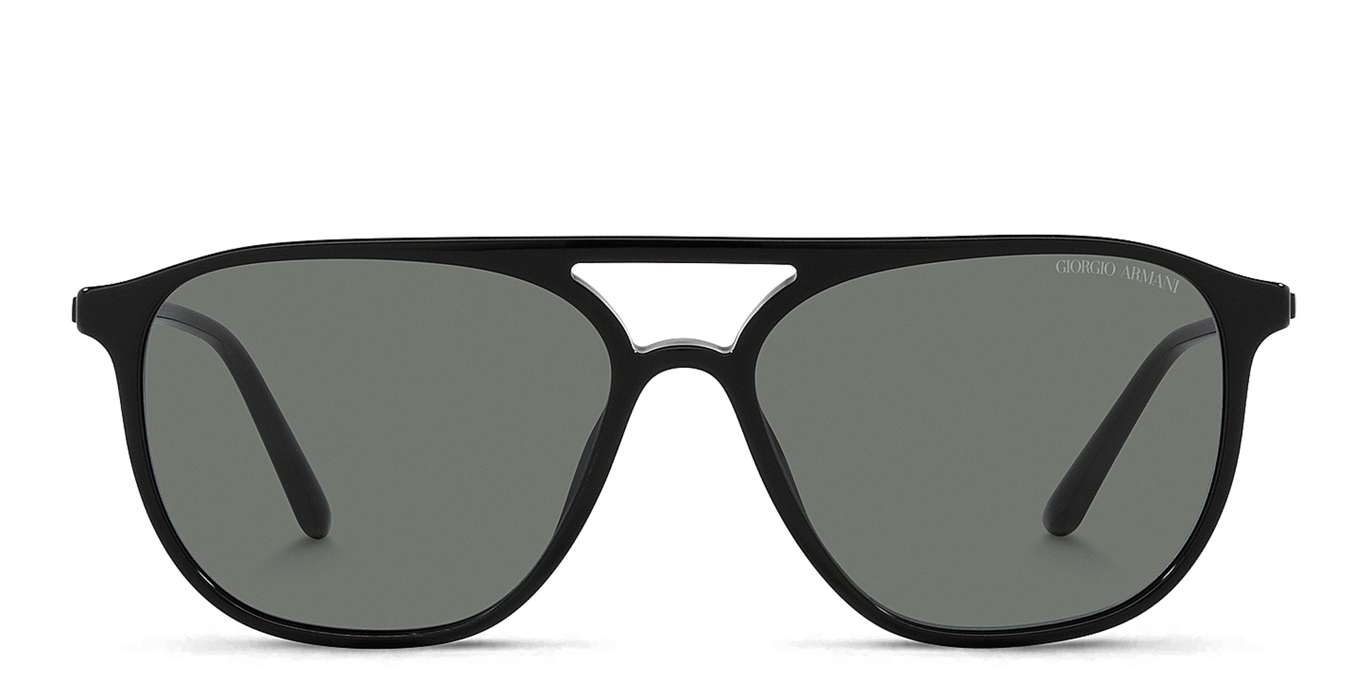 GIORGIO ARMANI Pilot Sunglasses in Black – Product Photo 1