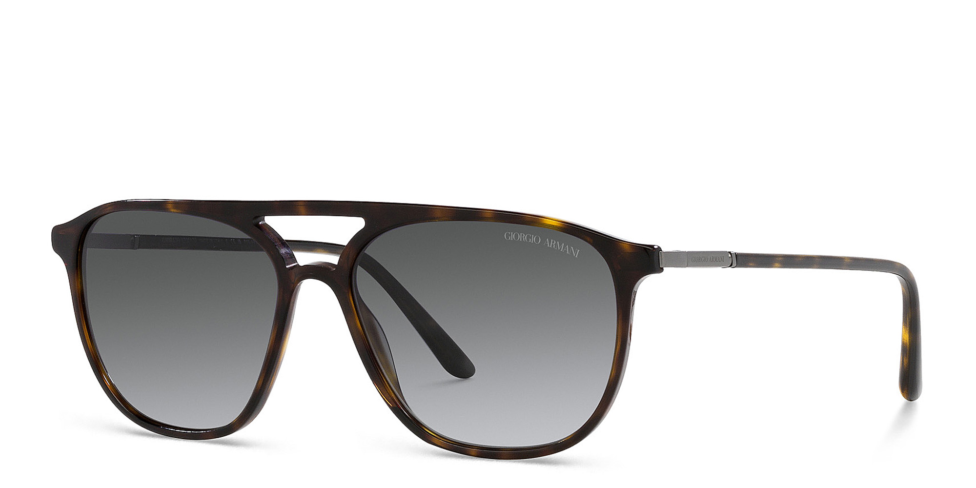 GIORGIO ARMANI Pilot Sunglasses in Havana – Product Photo 2