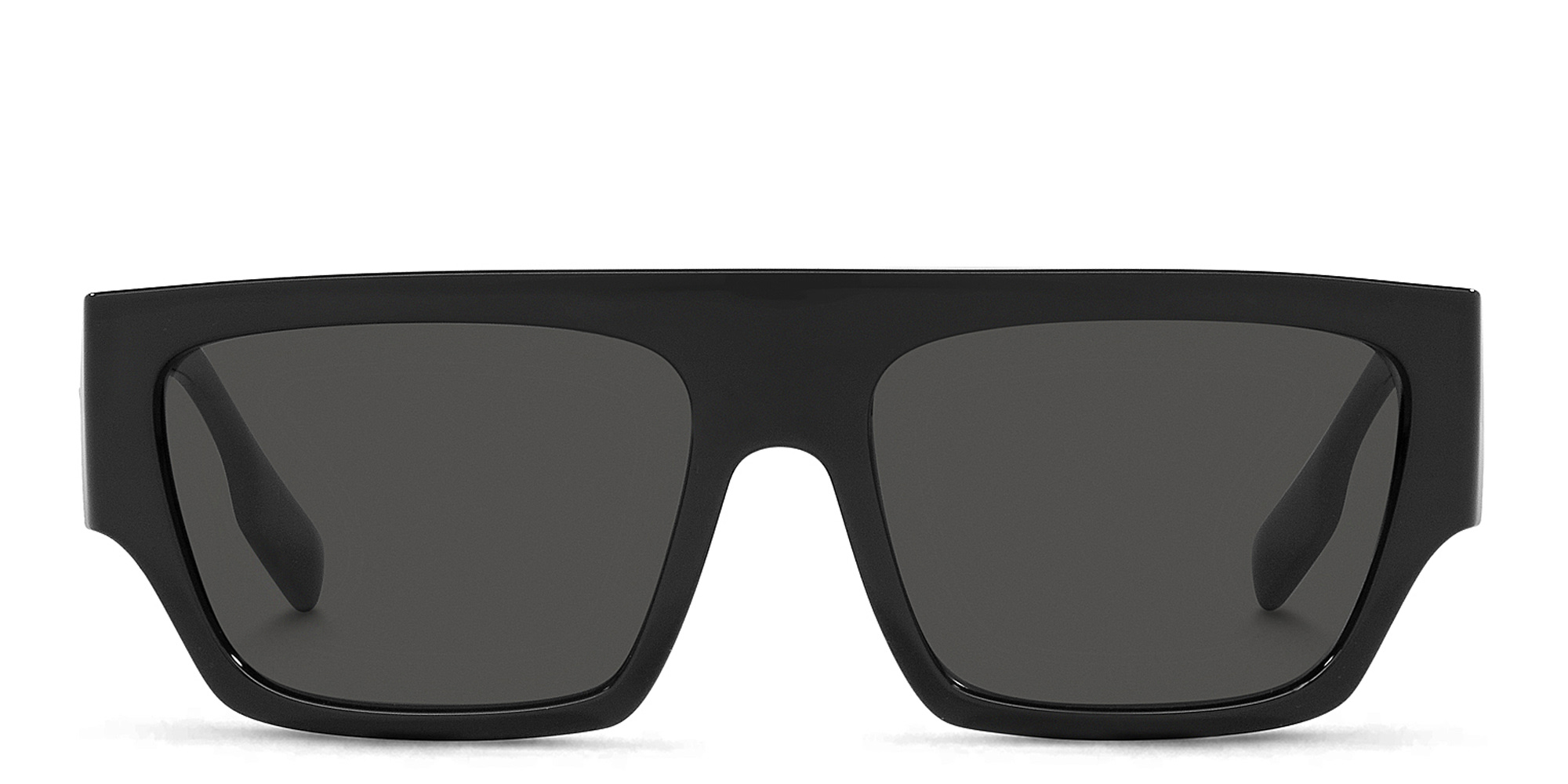 نظارات شمسية مربّعة من بربري بلون أسود - صورة المنتج 1