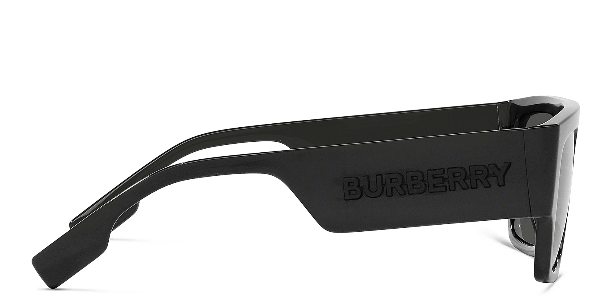 نظارات شمسية مربّعة من بربري بلون أسود - صورة المنتج 3