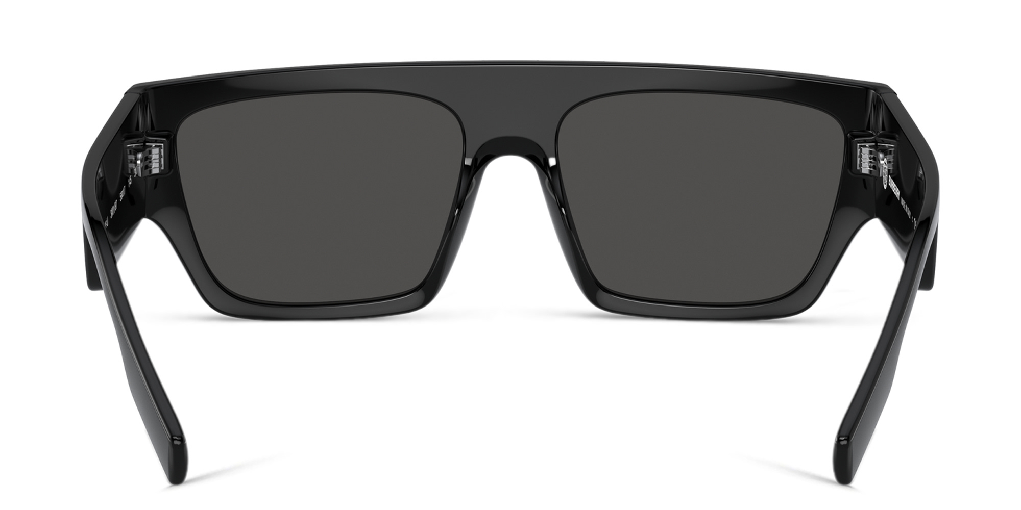 نظارات شمسية مربّعة من بربري بلون أسود - صورة المنتج 4