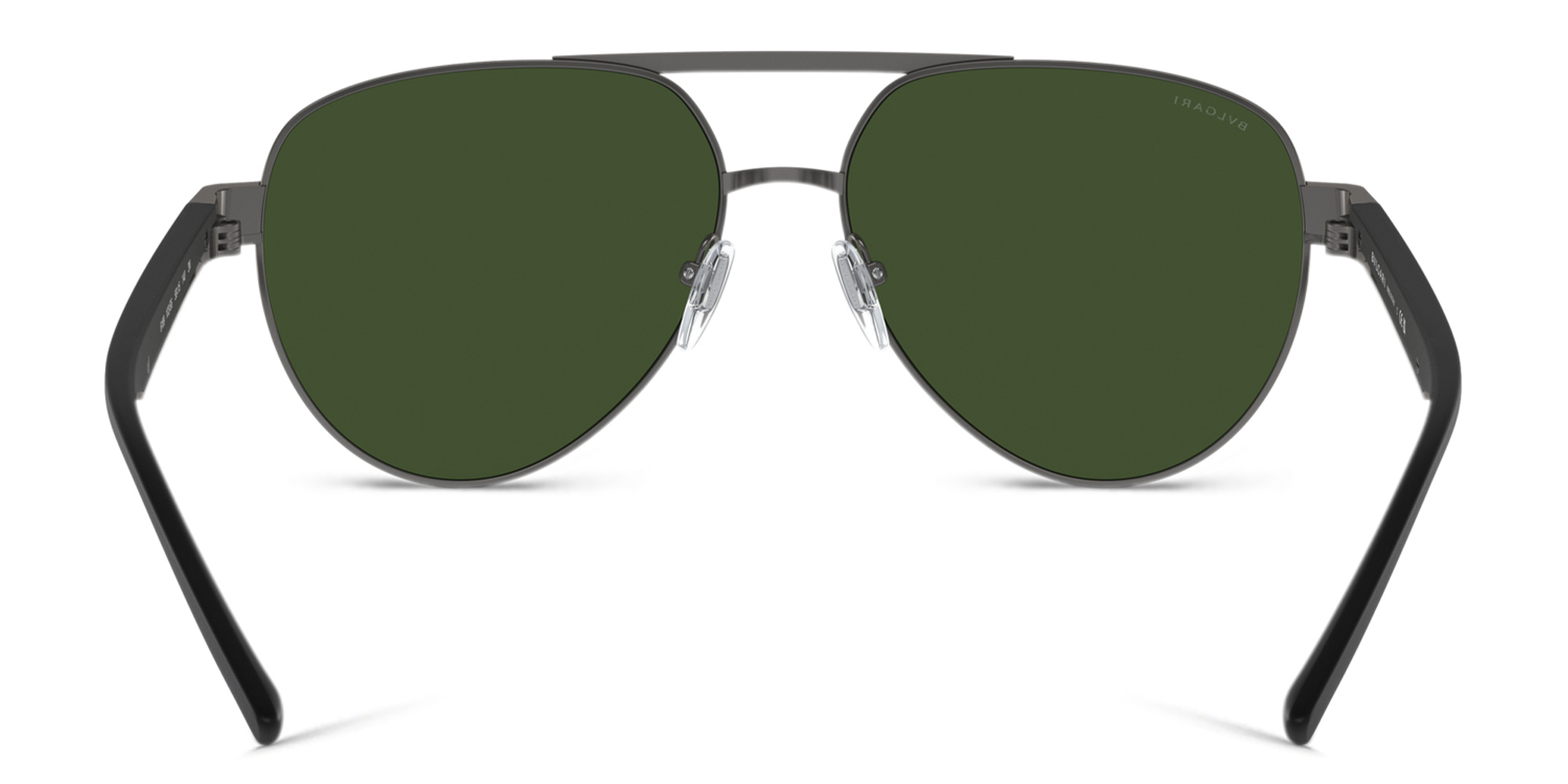 BVLGARI Pilot Sunglasses in Ruthenium – Product Photo 4
