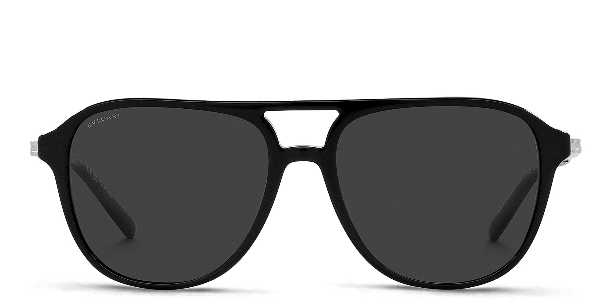 BVLGARI Pilot Sunglasses in Black – Product Photo 1