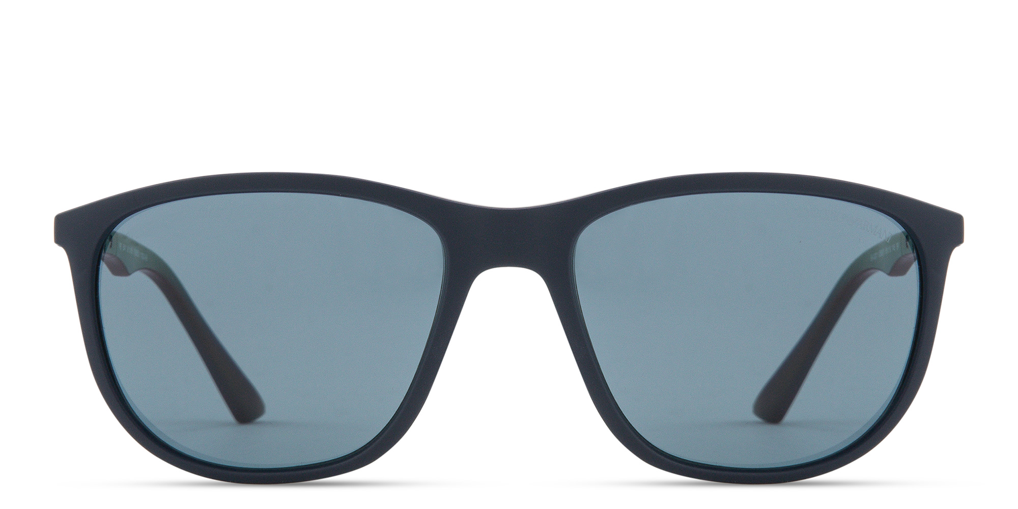 نظارات شمسية طراز بيلو بشعار العلامة من امبوريو أرماني بلون أزرق مطفي - صورة المنتج 1