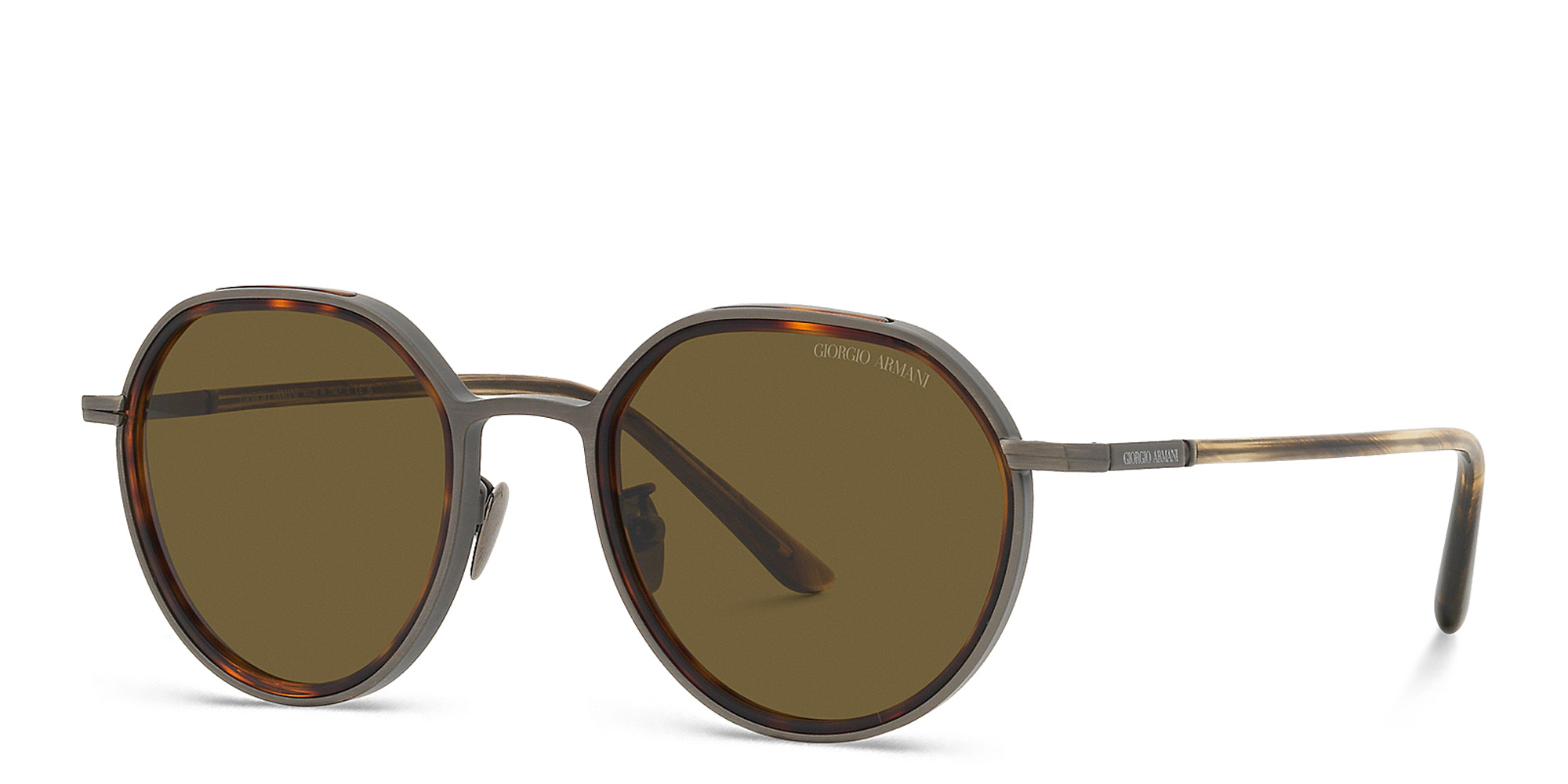 GIORGIO ARMANI Panthos Sunglasses in Brushed Gunmetal – Product Photo 2