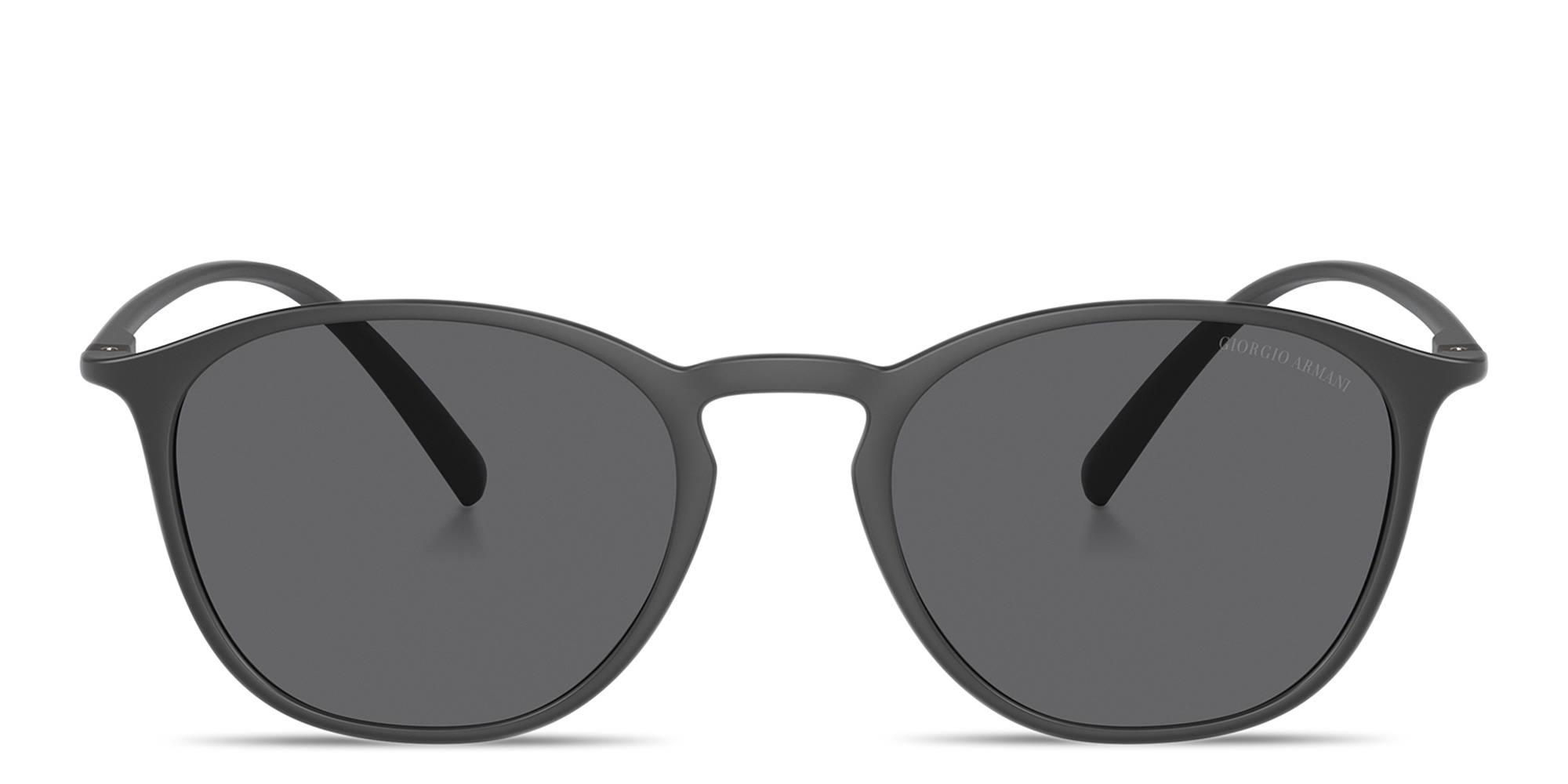 Shop GIORGIO ARMANI Square Sunglasses in Grey online.