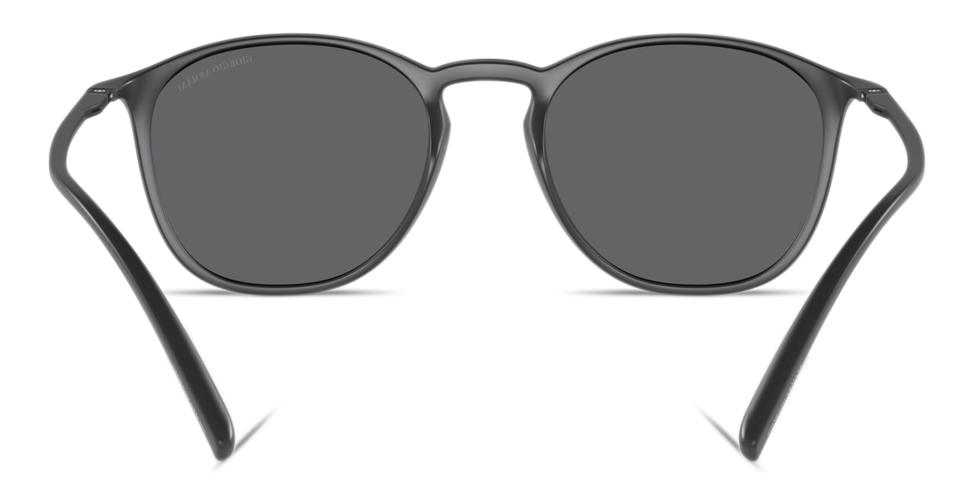 Shop GIORGIO ARMANI Square Sunglasses in Grey online.