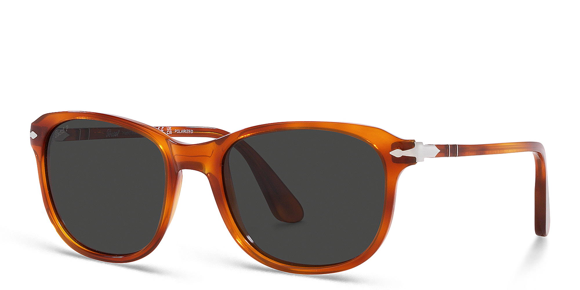 Shop PERSOL Unisex Pillow Sunglasses in Brown online.