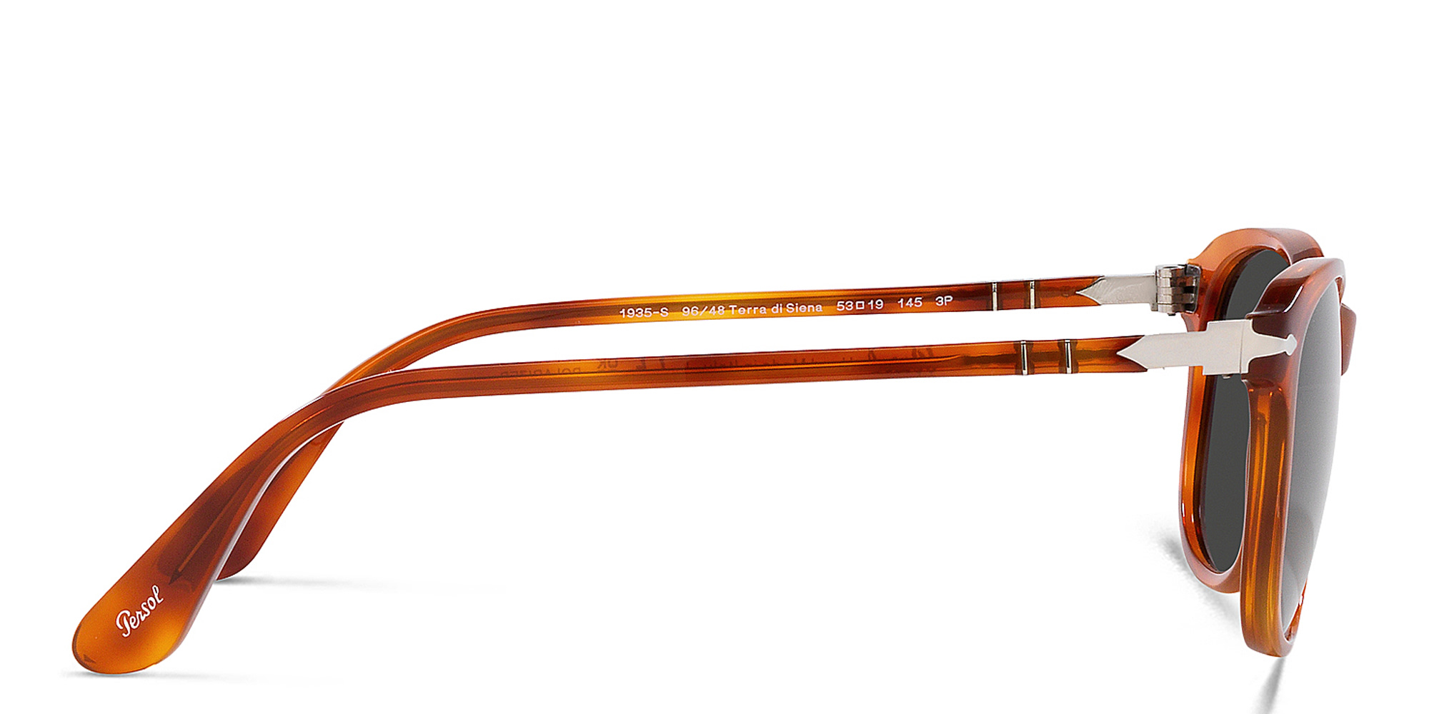 Shop PERSOL Unisex Pillow Sunglasses in Brown online.