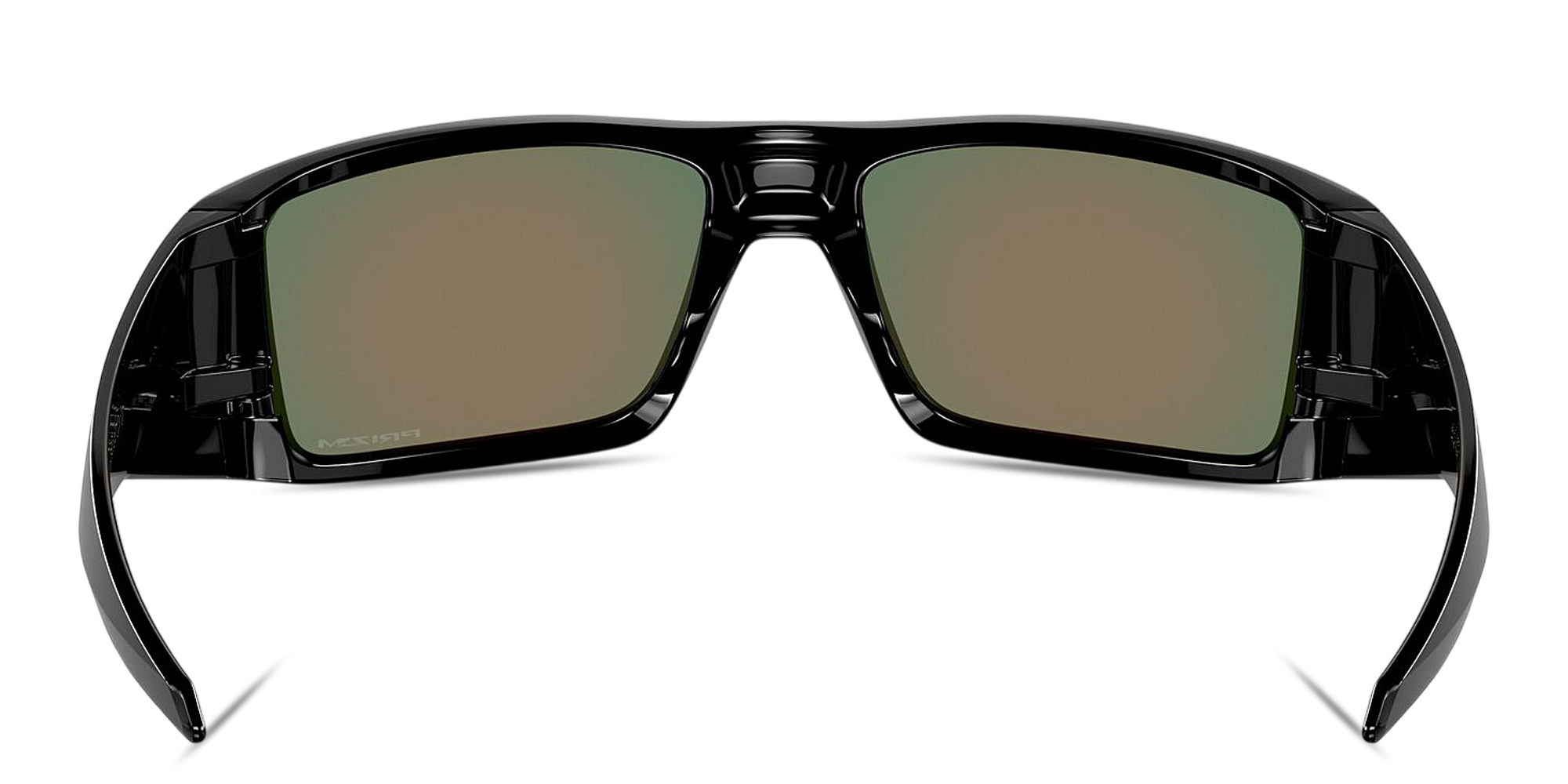 Shop Oakley Heliostat Rectangle Sunglasses in Black online.