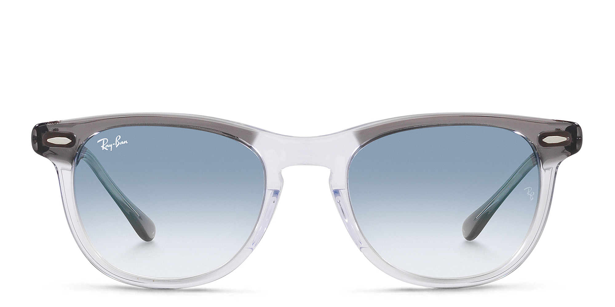 Shop Ray-Ban Unisex Square Sunglasses in Grey online.