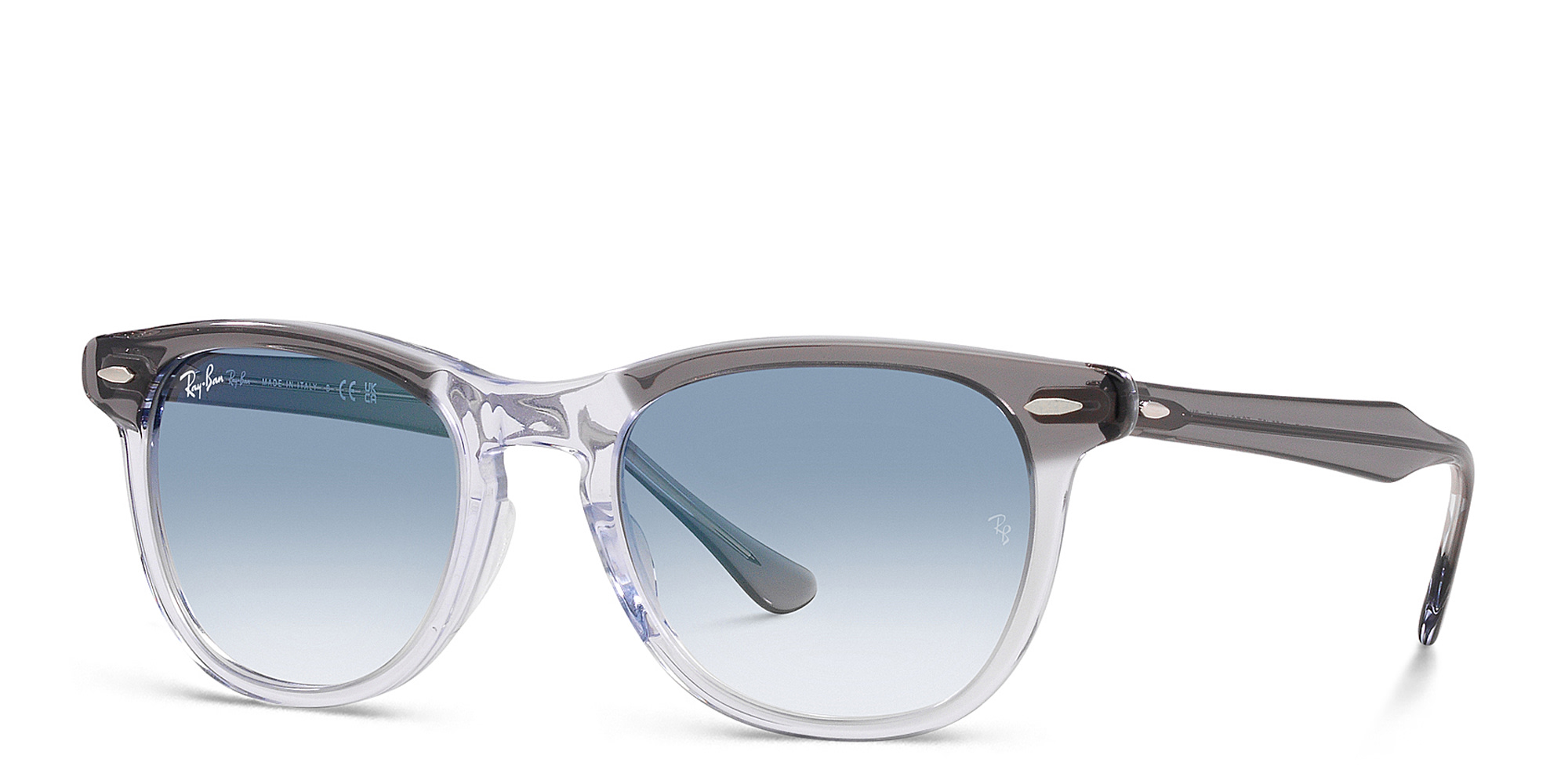 Shop Ray-Ban Unisex Square Sunglasses in Grey online.