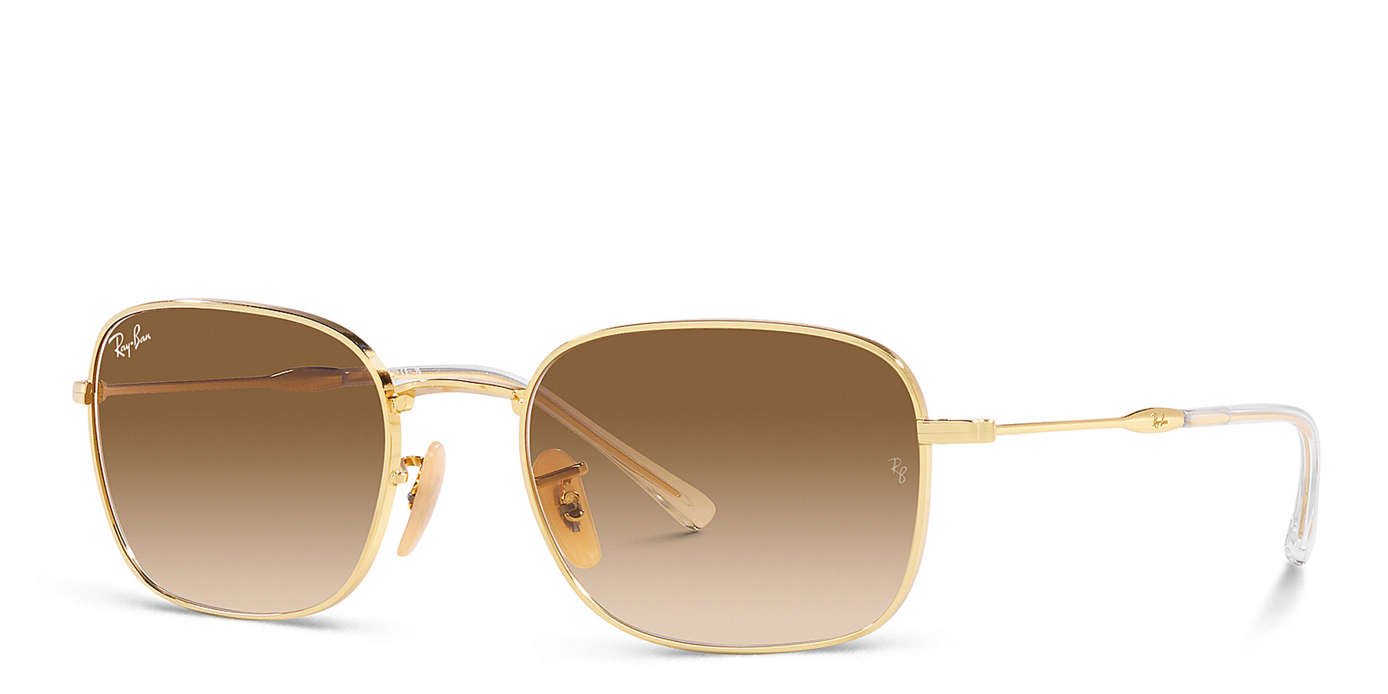 تسوق نظارات شمسية طراز بيلو للجنسين راي بان بلون ذهبي أونلاين.