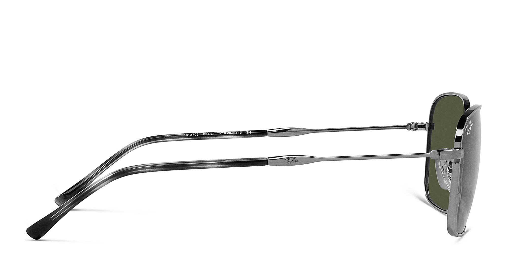 تسوق نظارات شمسية مربّعة للجنسين راي بان بلون رصاصي أونلاين.