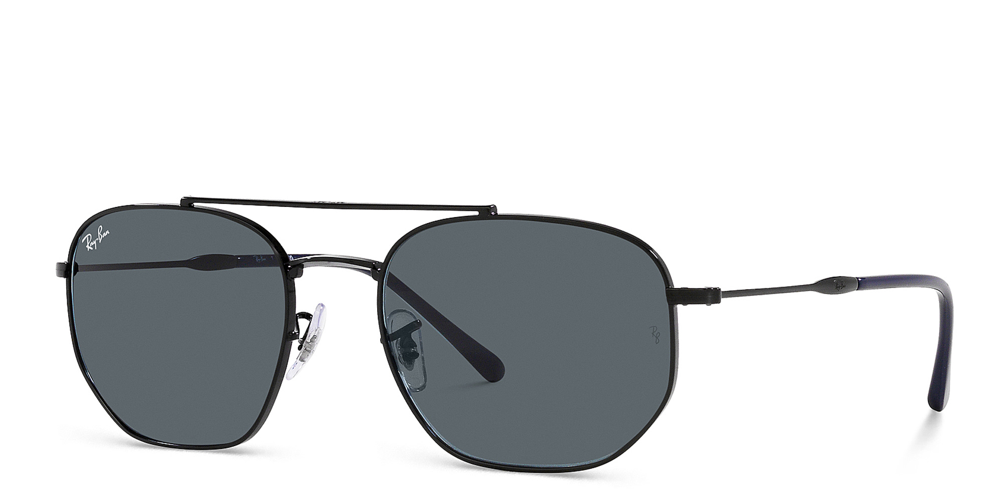 Ray-Ban Unisex Irregular Sunglasses in Black – Product Photo 2