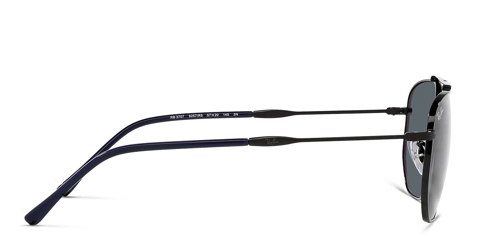 Ray-Ban Unisex Irregular Sunglasses in Black – Product Photo 3