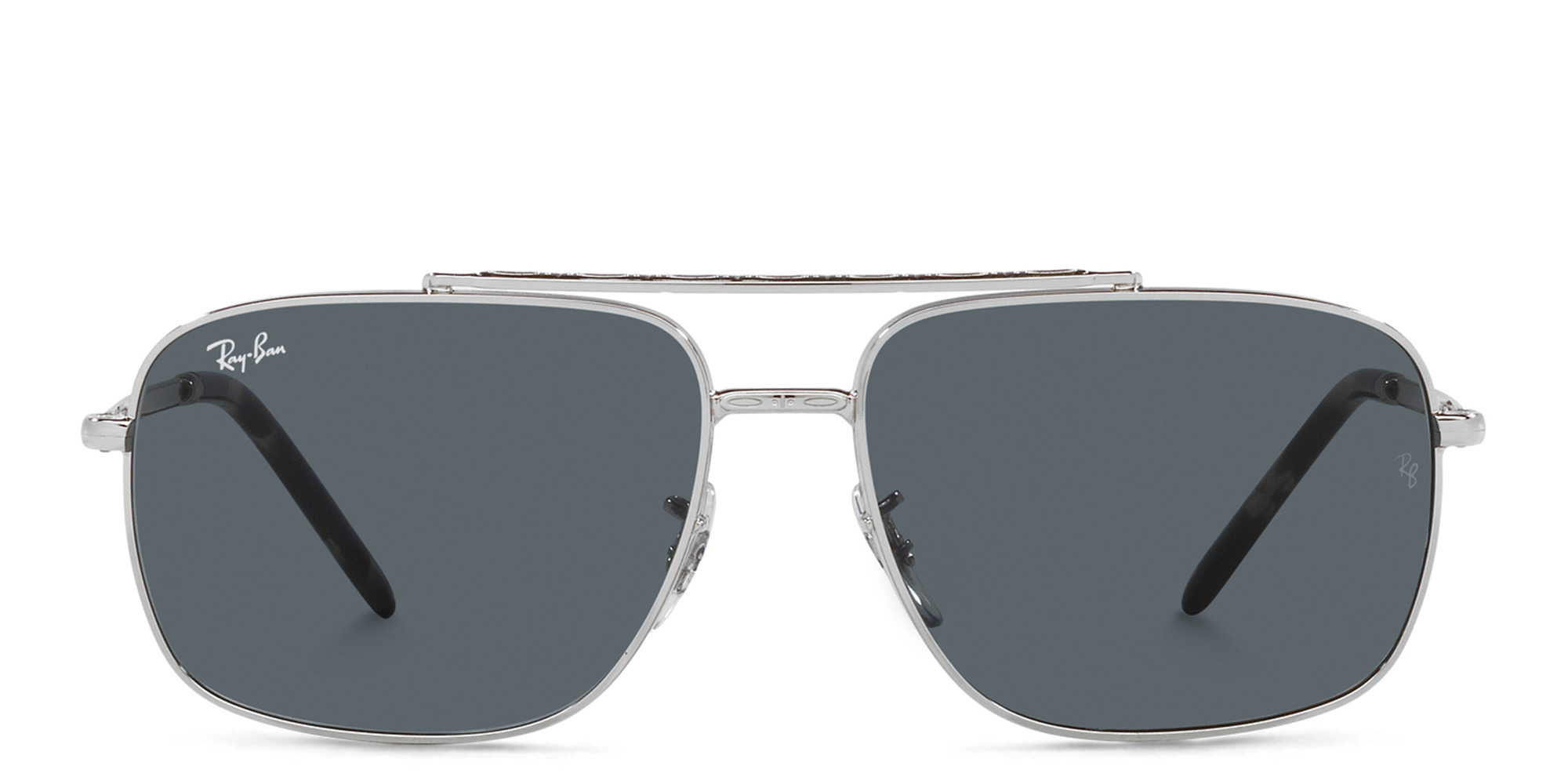 Shop Ray-Ban Unisex Pillow Sunglasses in Silver online.
