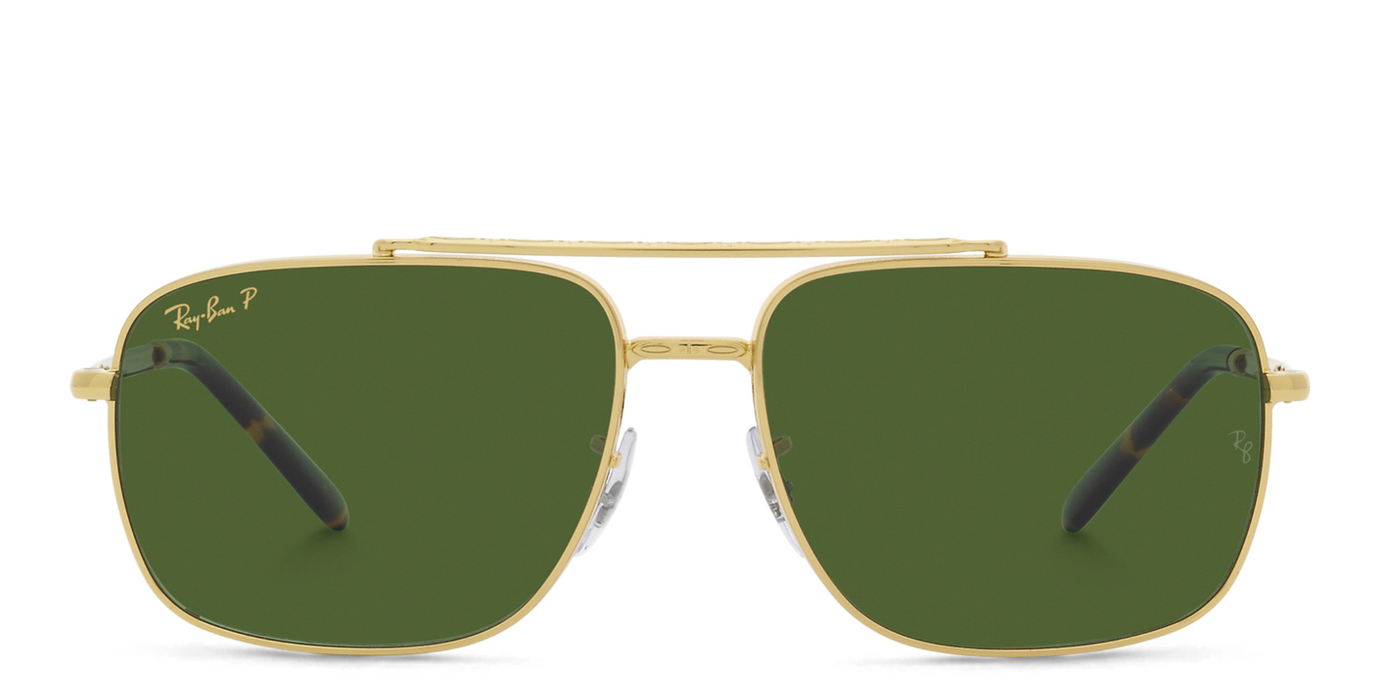 Shop Ray-Ban Unisex Pillow Sunglasses in Gold online.