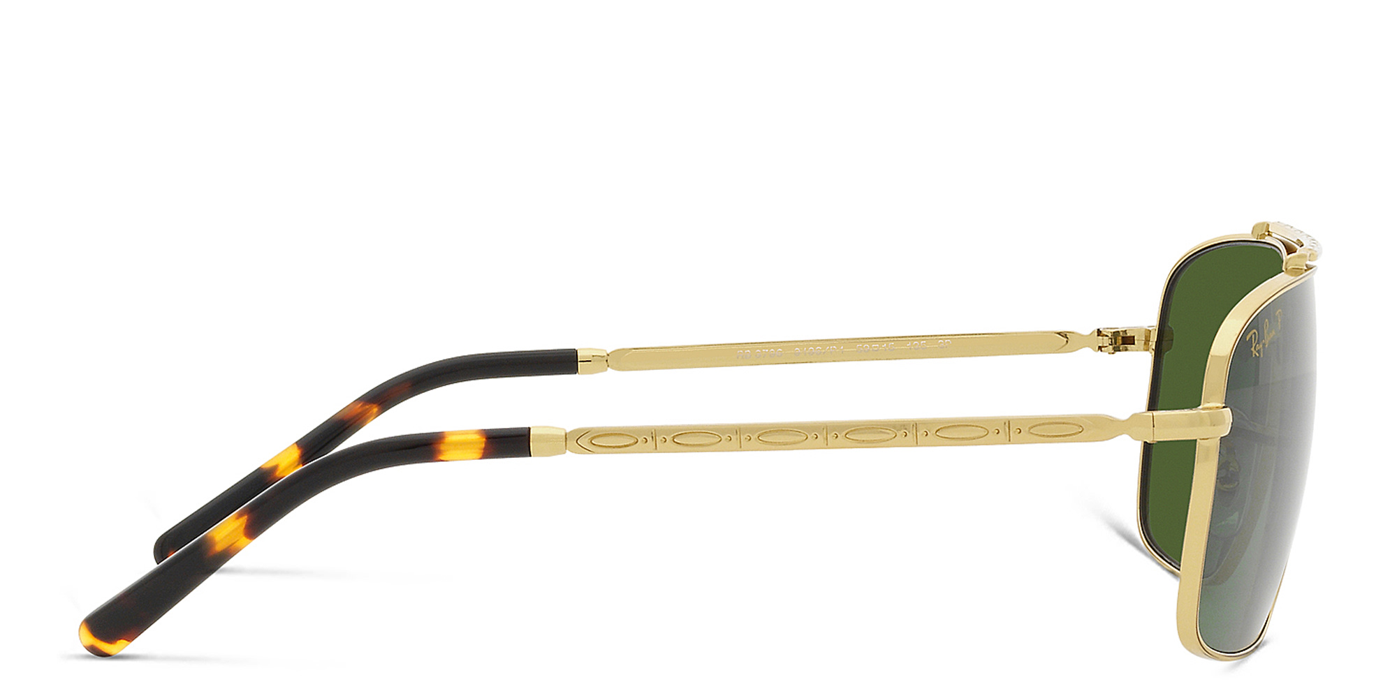 Shop Ray-Ban Unisex Pillow Sunglasses in Gold online.