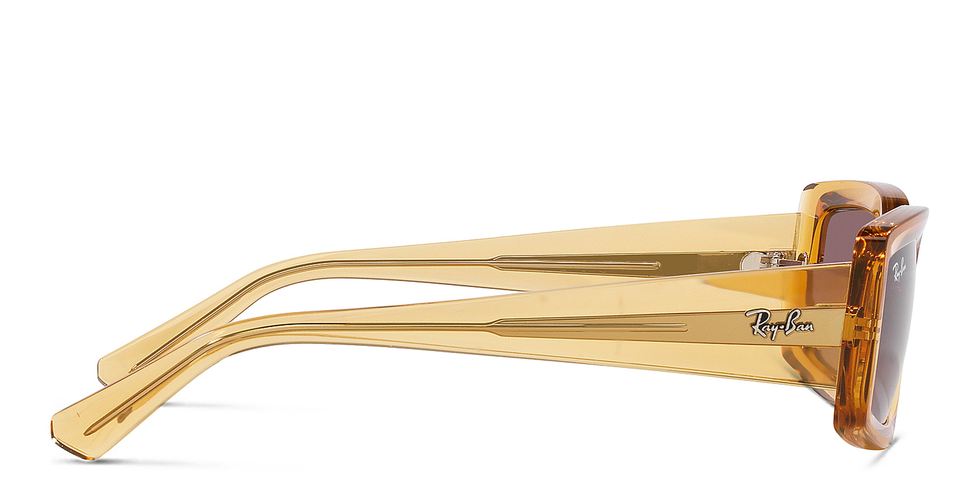 تسوق نظارات شمسية كيليان طراز بيلو للجنسين راي بان بلون أصفر شفاف أونلاين.