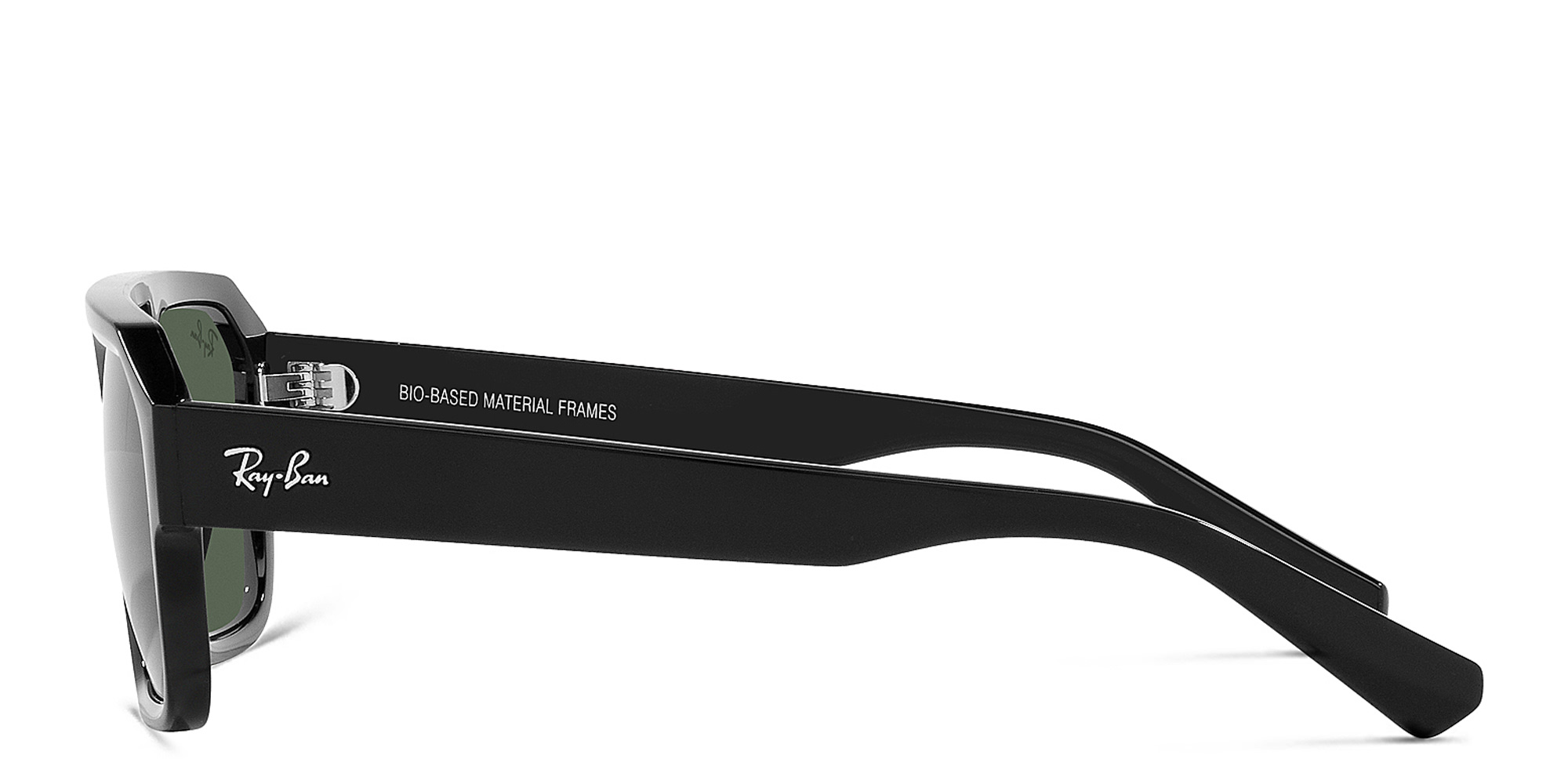 Shop Ray-Ban Corrigan Unisex Irregular Sunglasses in Black online.