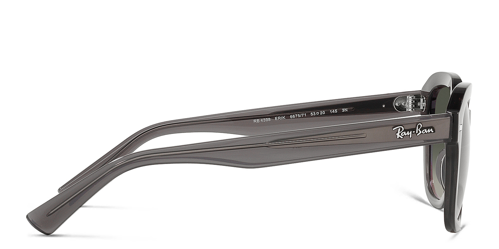 Shop Ray-Ban Erik Unisex Square Sunglasses in Opal Dark Grey online.