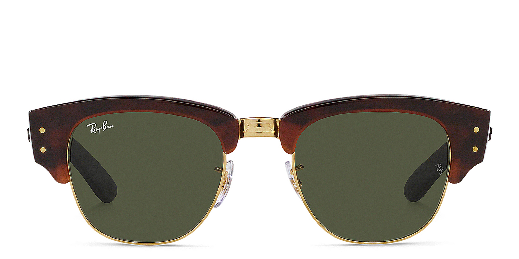 Shop Ray-Ban Mega Clubmaster Unisex Square Sunglasses in Havana online.