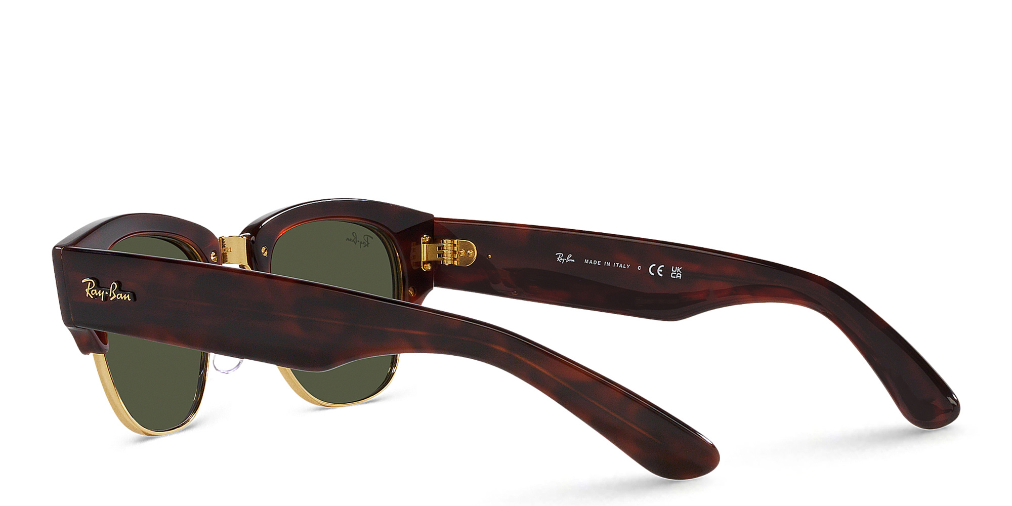 Shop Ray-Ban Mega Clubmaster Unisex Square Sunglasses in Havana online.