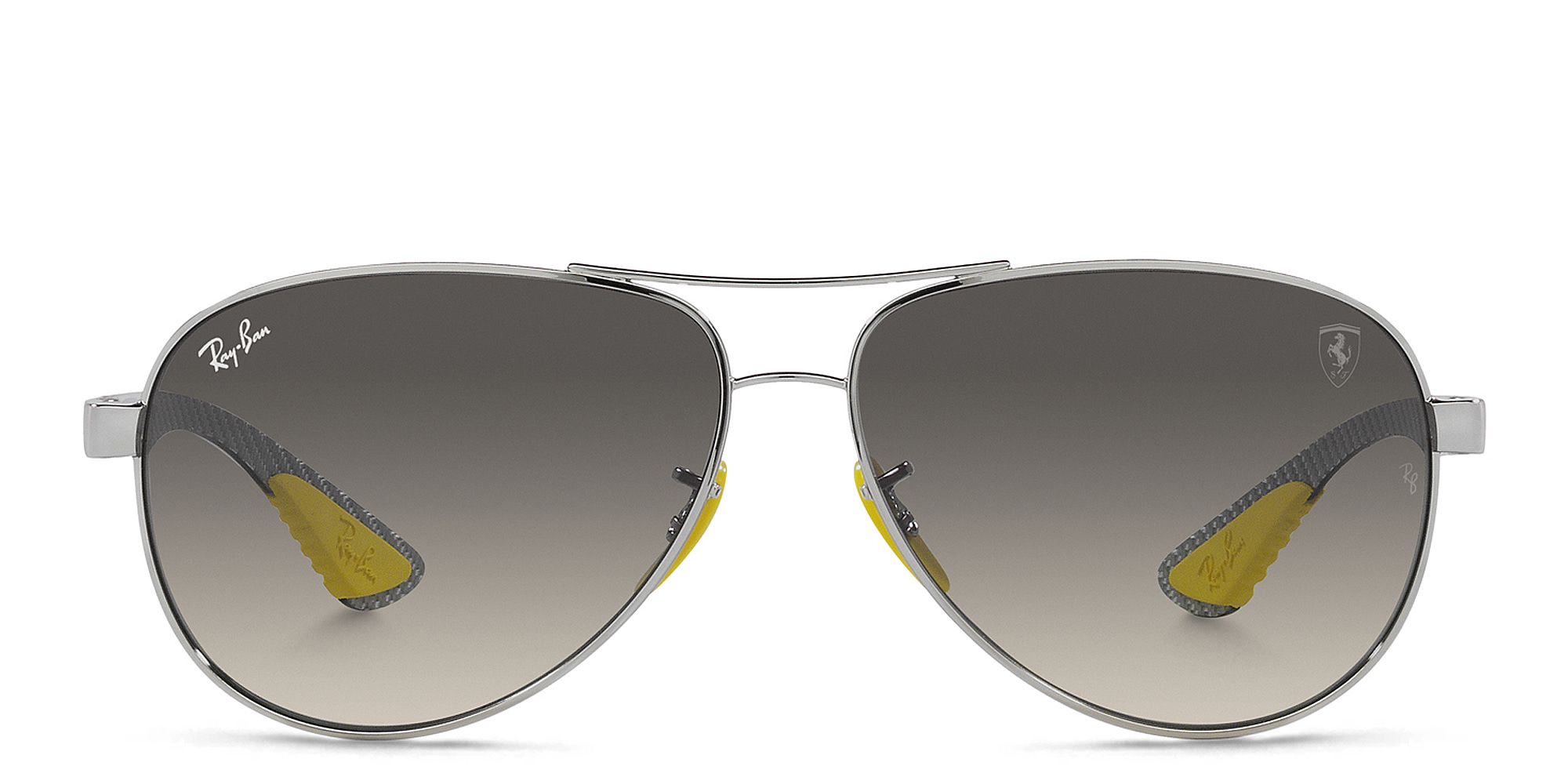 Ray-Ban Unisex Aviator Sunglasses in Silver – Product Photo 1