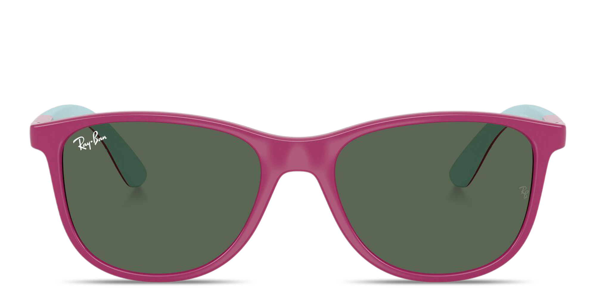 Ray-Ban Junior Lilo & Stitch Kids Square Sunglasses in Fucsia & Rubber Azzurre – Product Photo 1