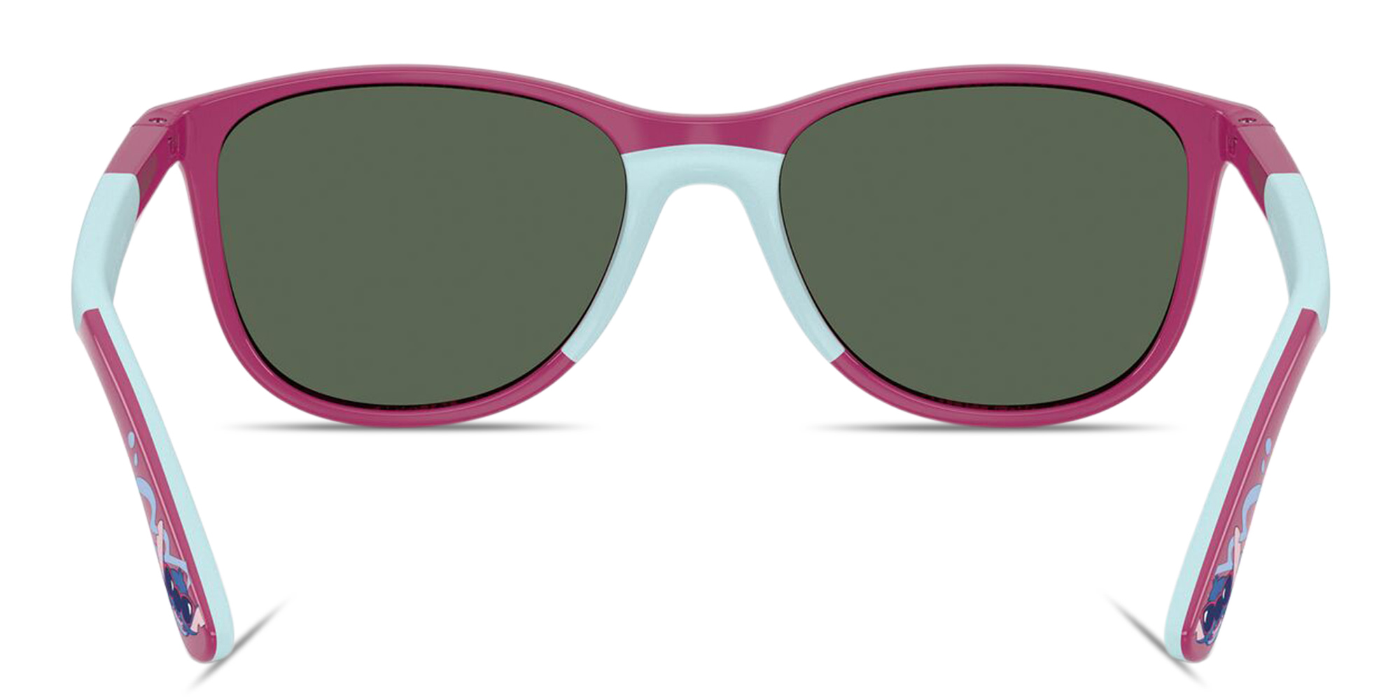 Ray-Ban Junior Lilo & Stitch Kids Square Sunglasses in Fucsia & Rubber Azzurre – Product Photo 4