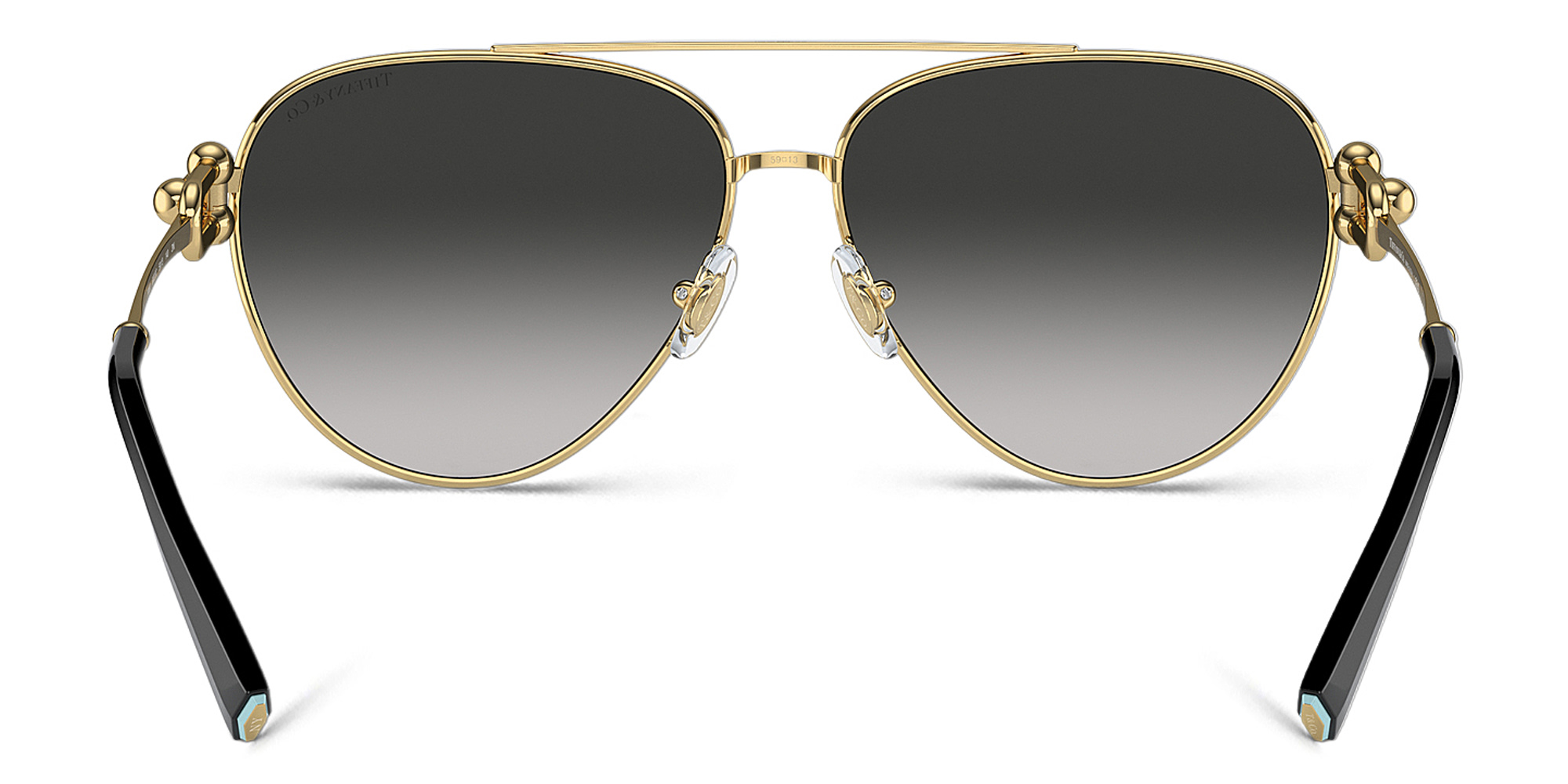 TIFFANY Aviator Sunglasses in Gold – Product Photo 4
