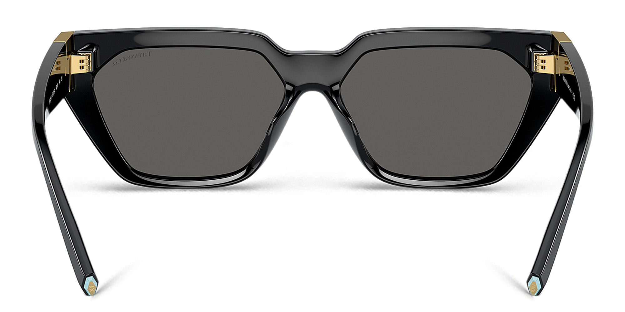 TIFFANY Irregular Sunglasses in Black – Product Photo 4