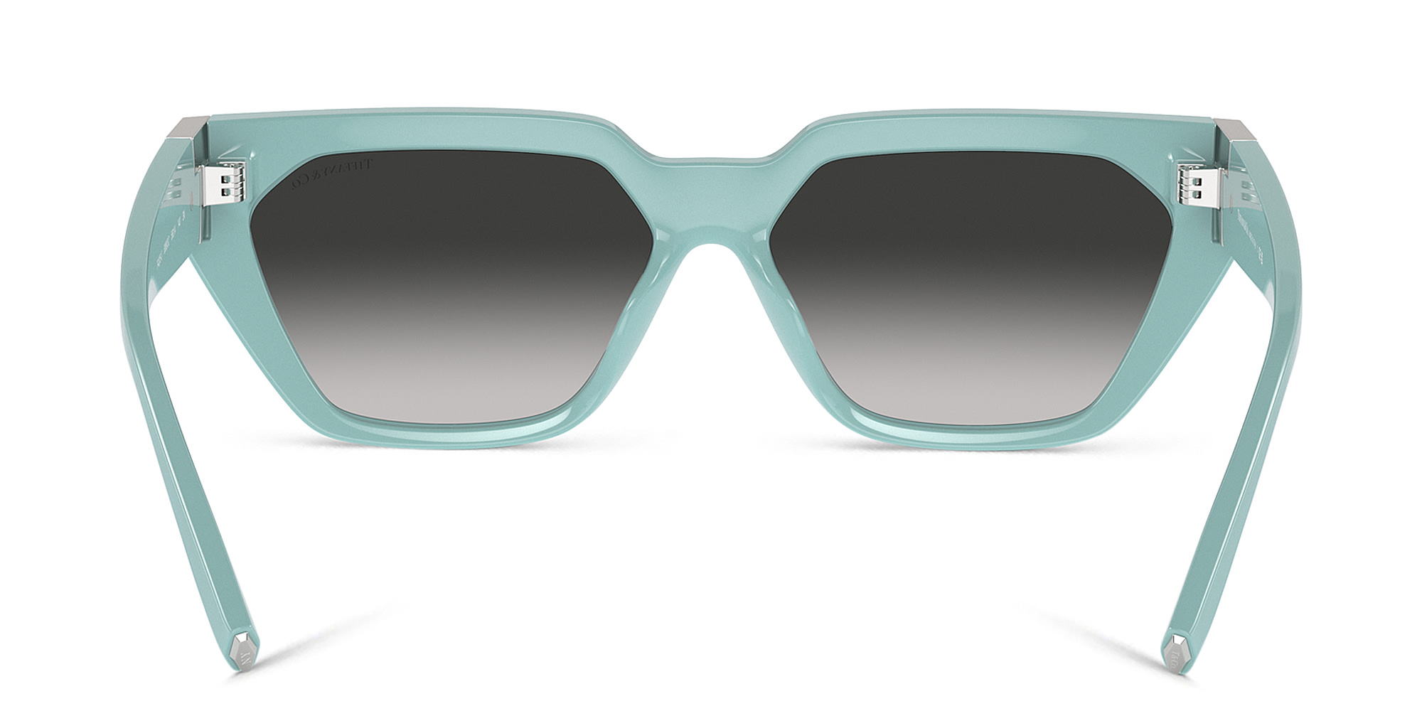 نظارات شمسية غير منتظمة بشعار T من تيفاني أند كو بلون أزرق تيفاني - صورة المنتج 4