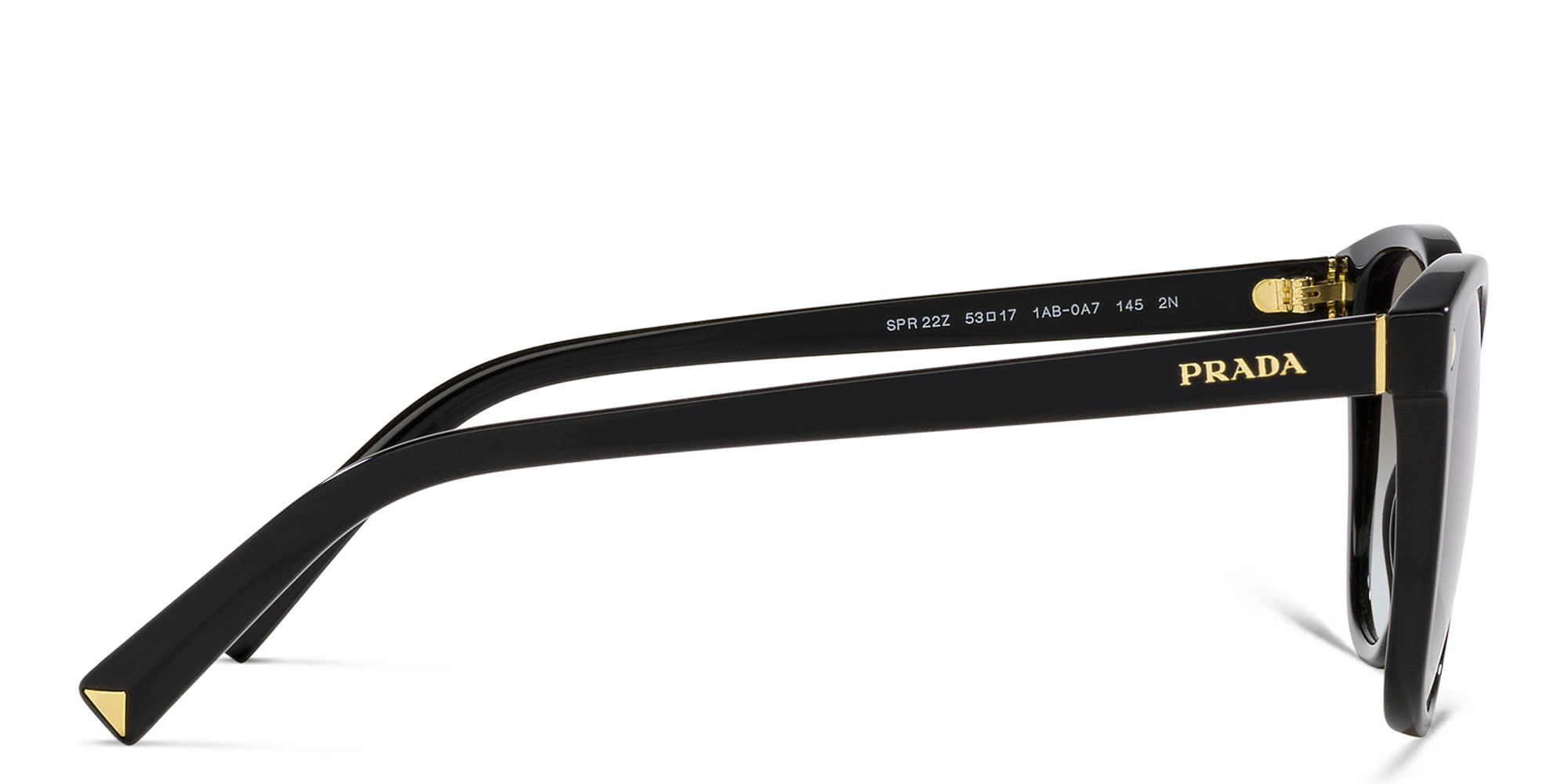 Shop PRADA Square Sunglasses in Black online.