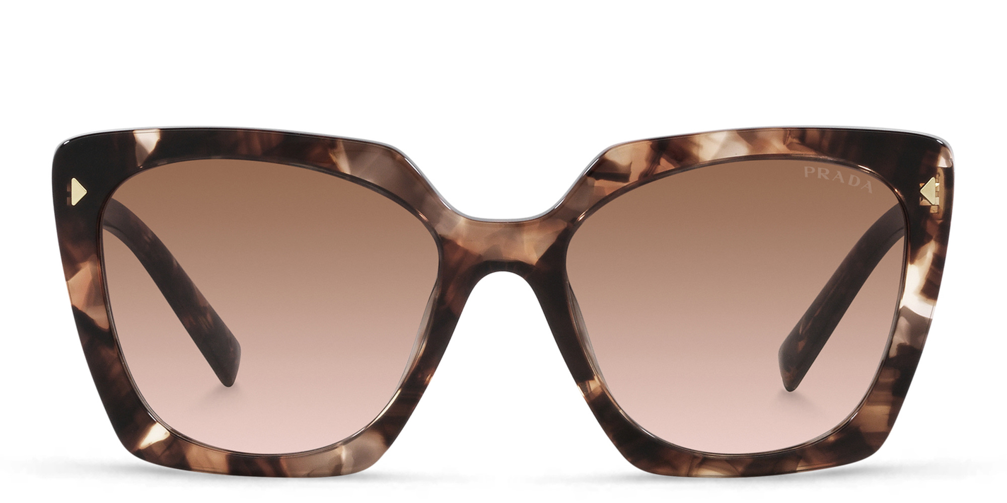 PRADA Square Sunglasses in Caramel Tortoise – Product Photo 1