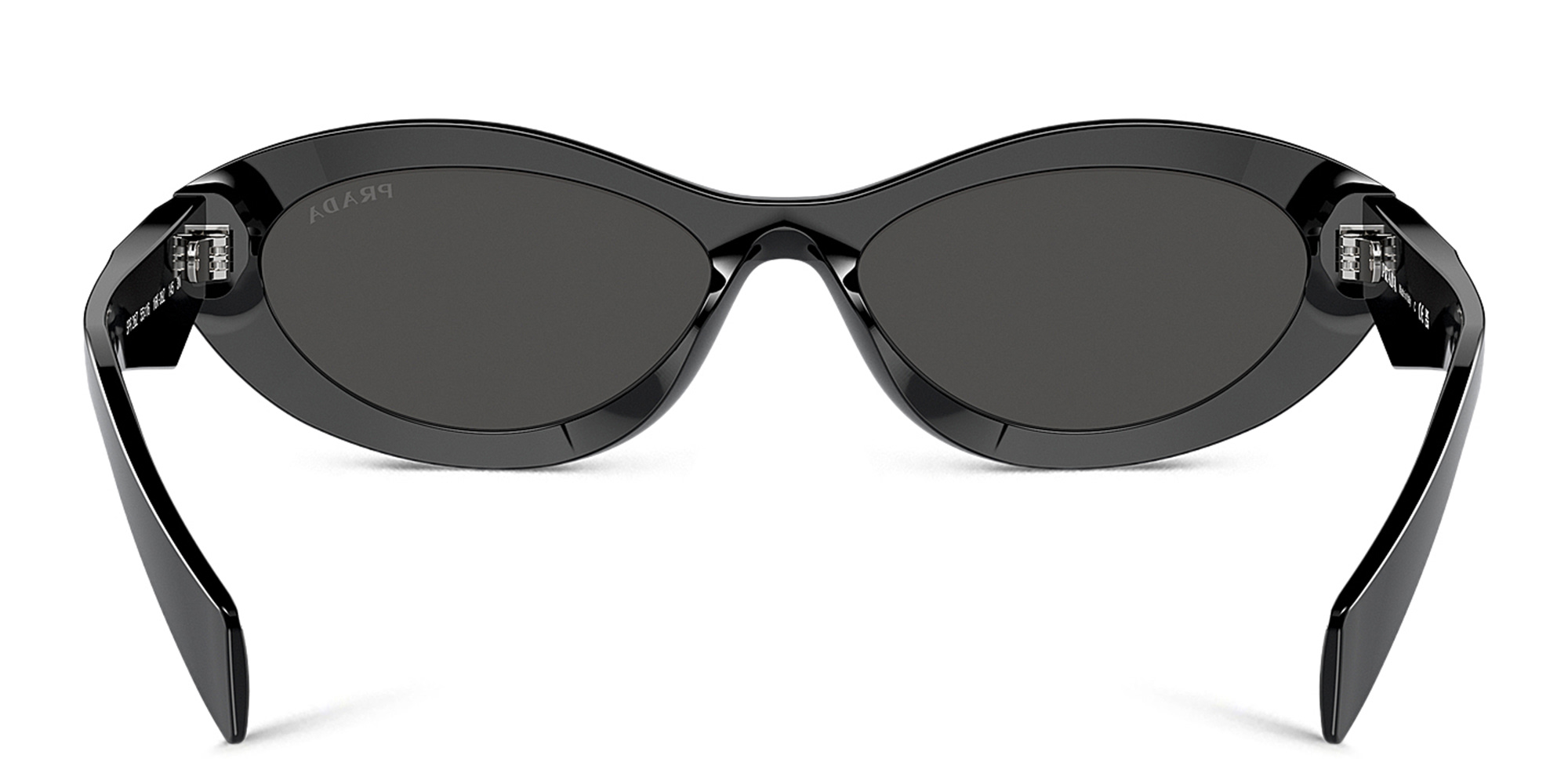 PRADA Irregular Sunglasses in Black – Product Photo 4