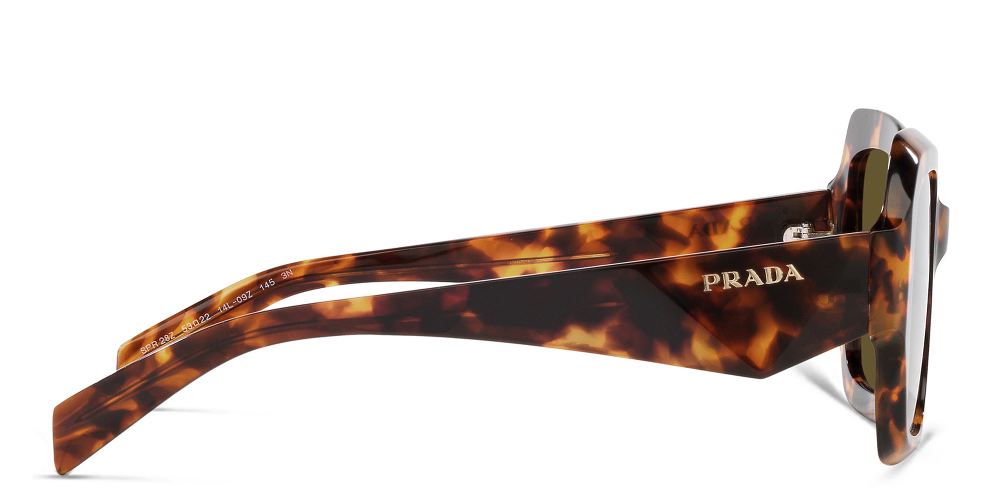 PRADA Oversized Pillow Sunglasses in Tortoise – Product Photo 3