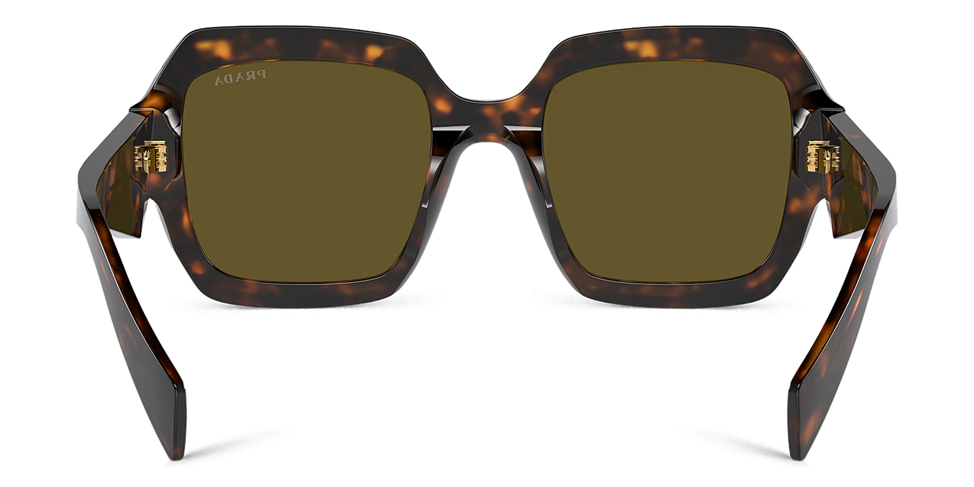 PRADA Oversized Pillow Sunglasses in Tortoise – Product Photo 4