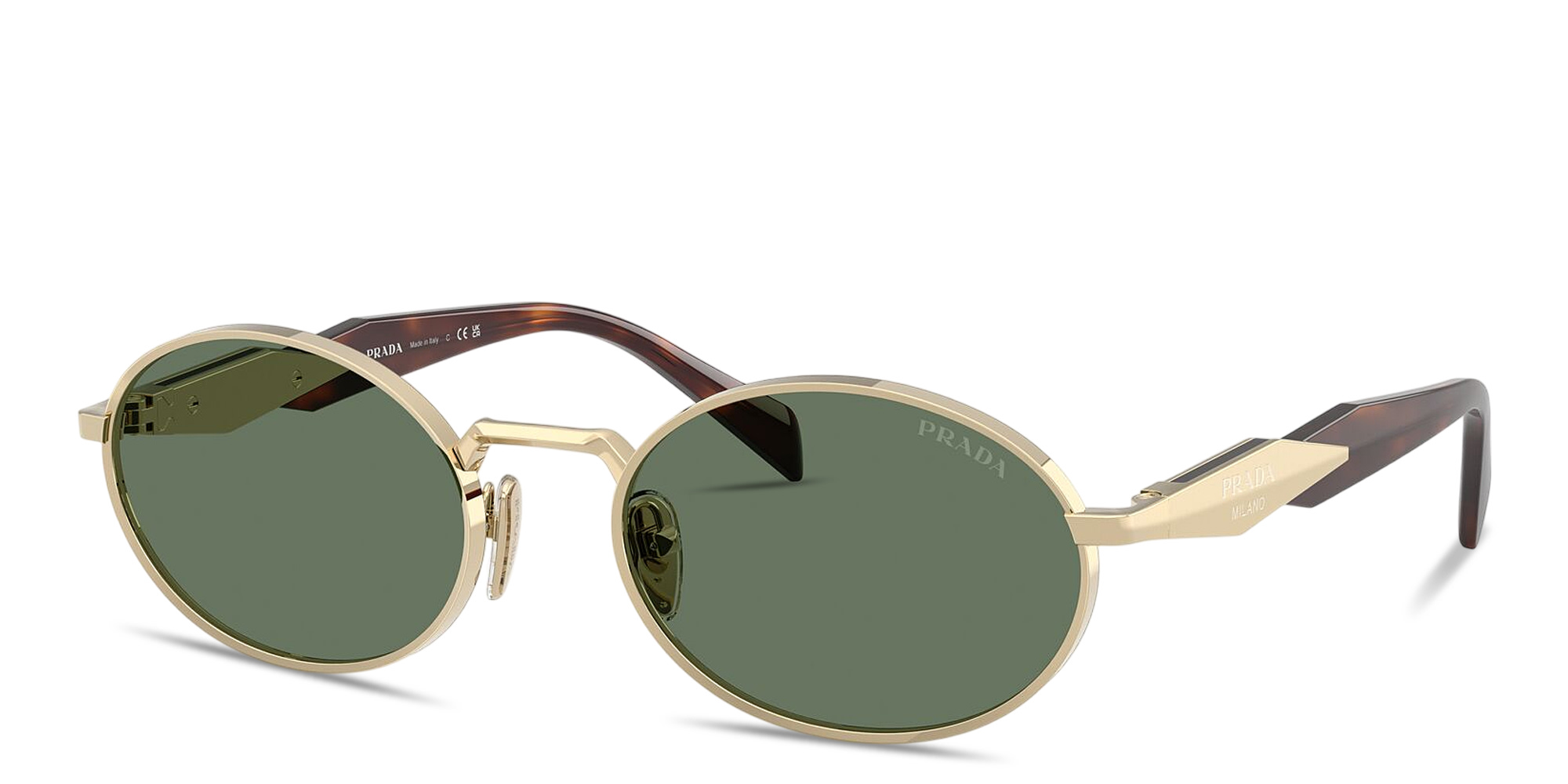 Buy PRADA Engraved Logo Oval Sunglasses Online | MAGRABi UAE