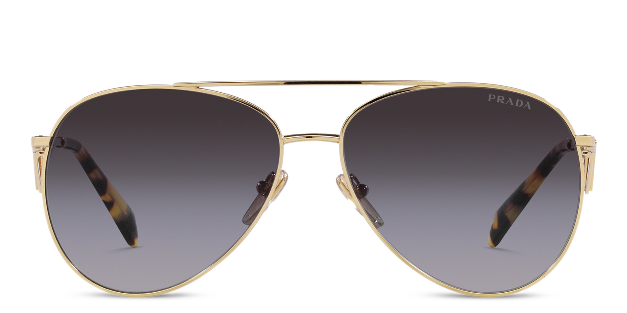 PRADA Pilot Sunglasses in Pale Gold – Product Photo 1