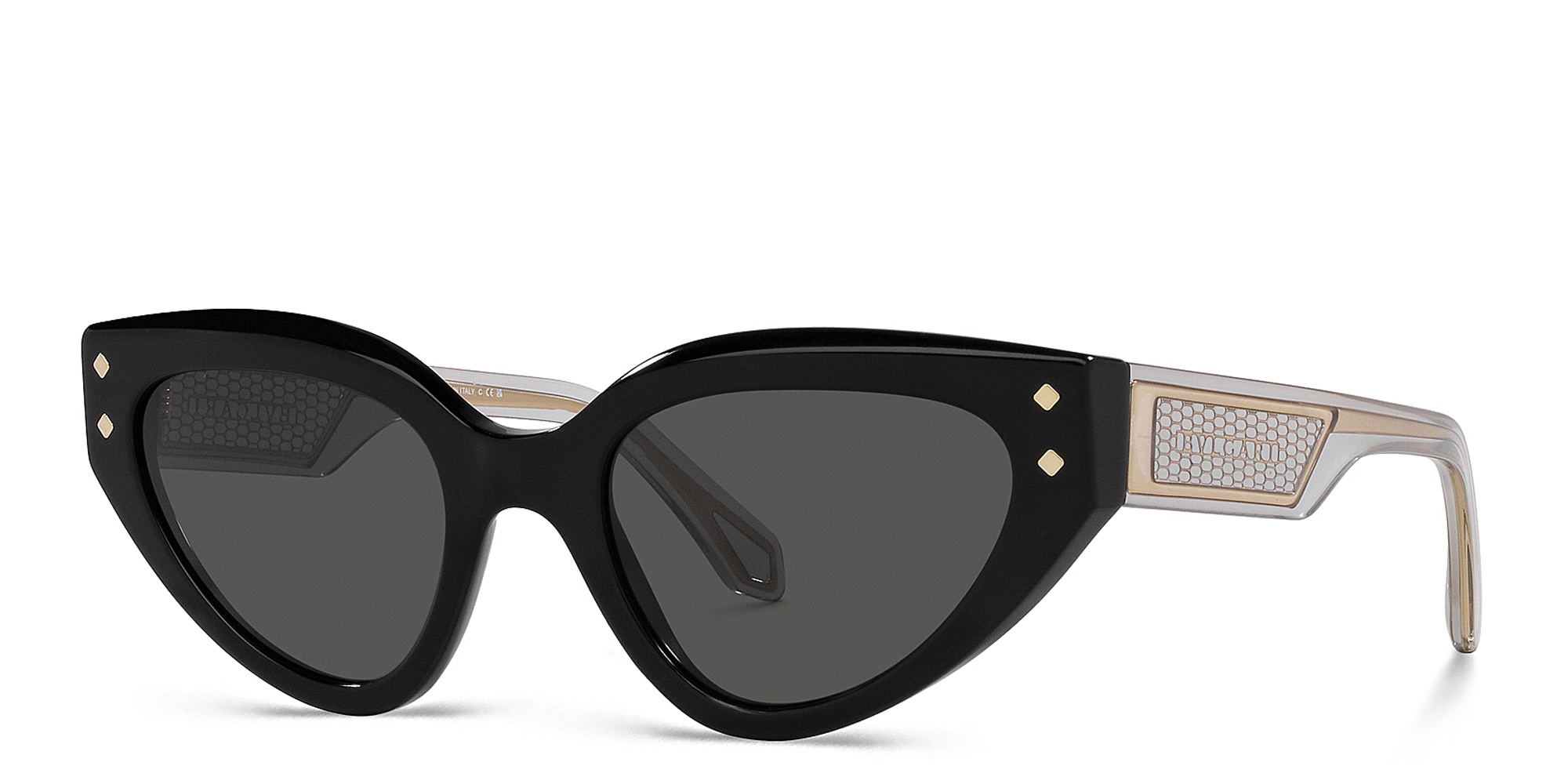 BVLGARI Cat-Eye Sunglasses in Black – Product Photo 2