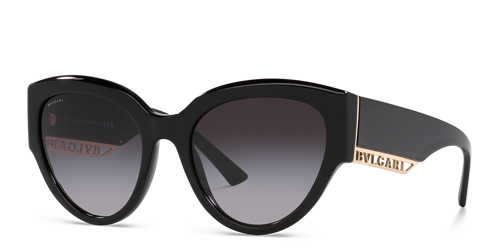 BVLGARI Butterfly Sunglasses in Black – Product Photo 2